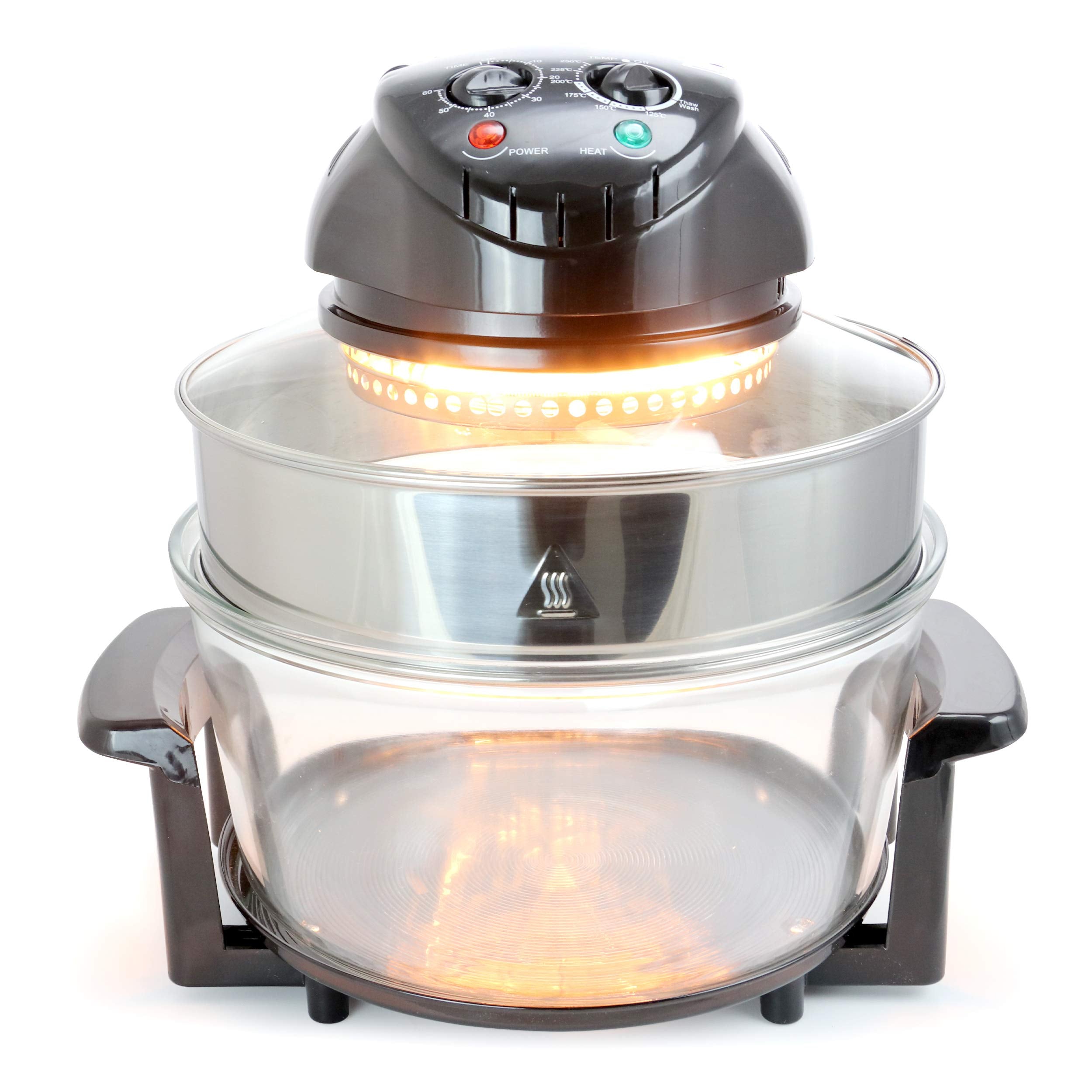 The Megachef Multipurpose Halogen Oven Air Fryer In Black