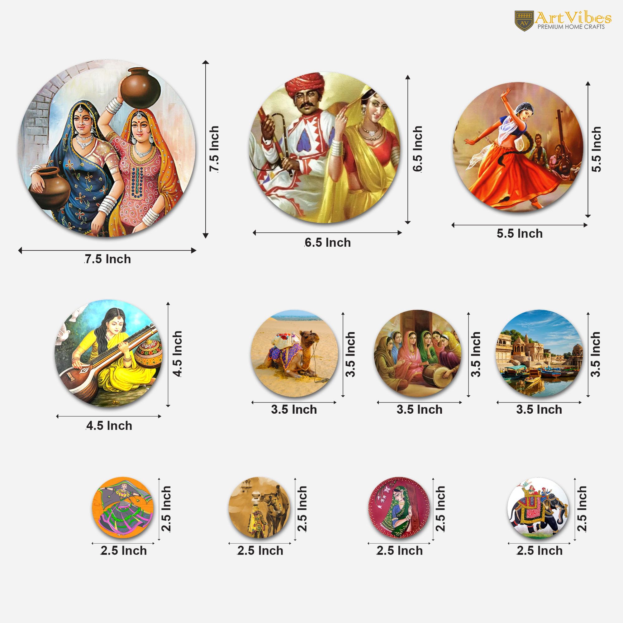 Artvibes Decorative MDF Wooden Wall Hanging Decoration Item For Home | Office | Gift | Decor Art | Livingroom, Bedroom | Stylish