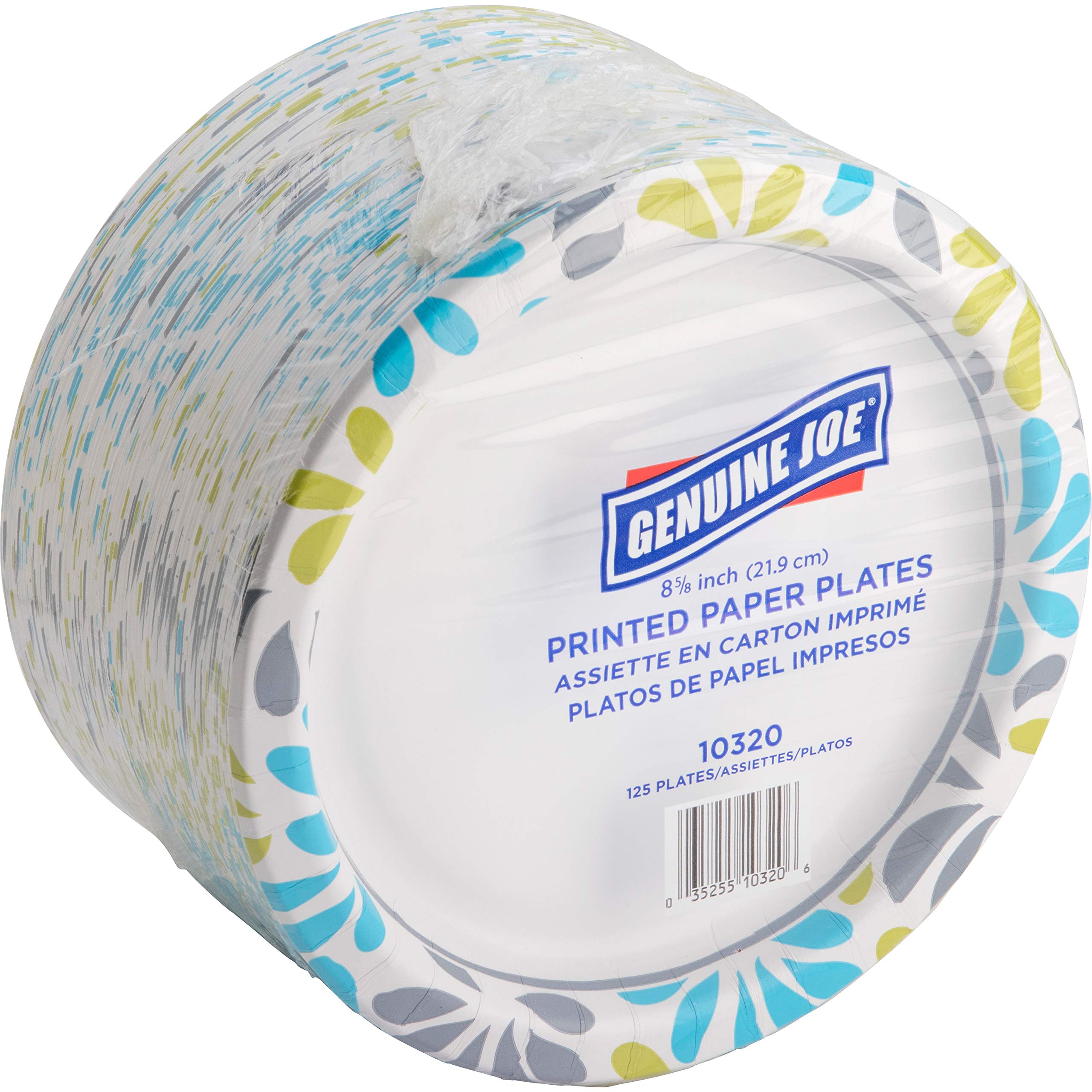 Genuine Joe 9'' Paper Plates (Pack Of 125)