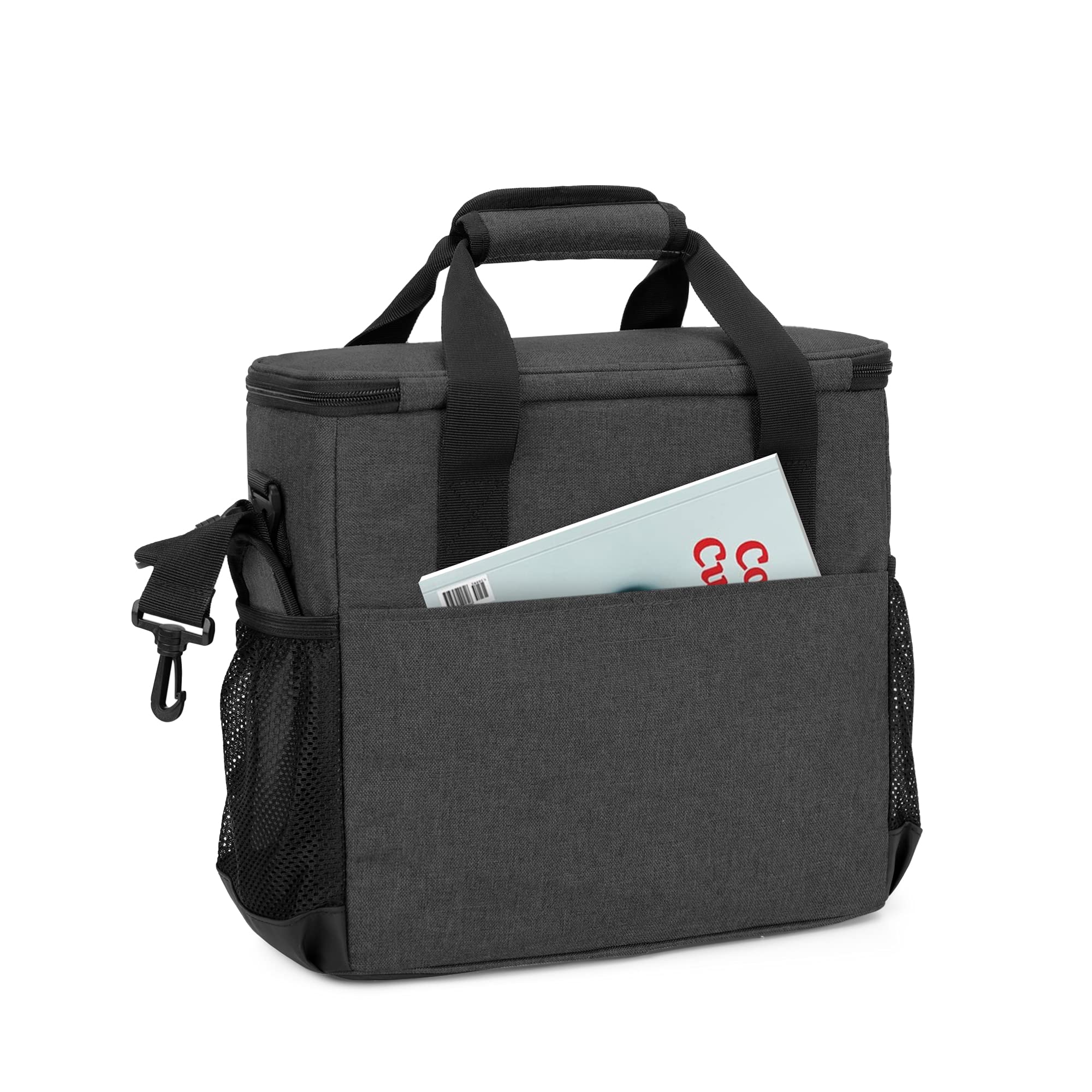 Curmio Coffee Maker Carrying Bag Compatible For Keurig K-Mini Or K-Mini Plus, Single Serve Coffee Brewer Travel Bag With Pockets