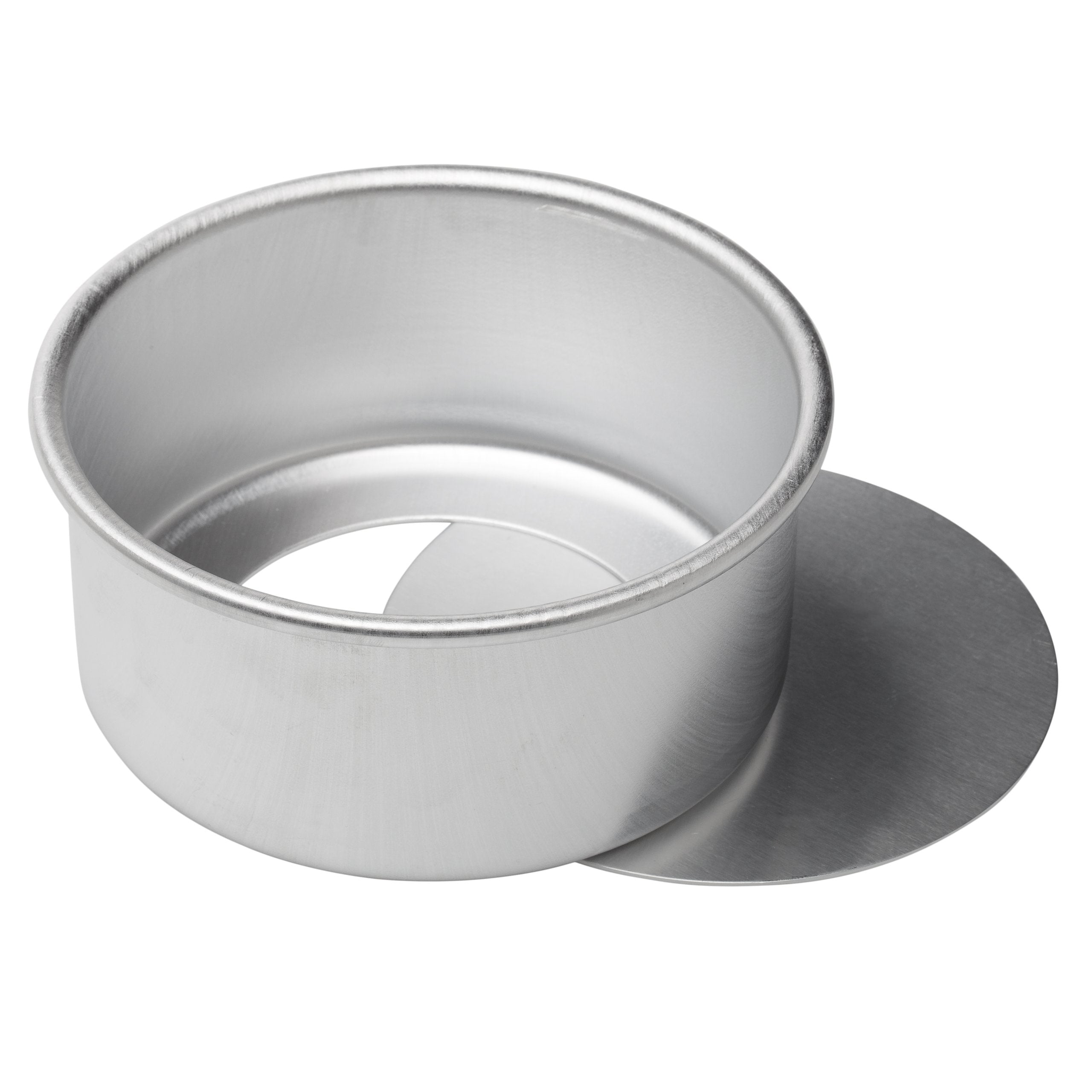 Ateco Aluminum Cake Pan With Removable Bottom, 6 By 3-Inch, Round