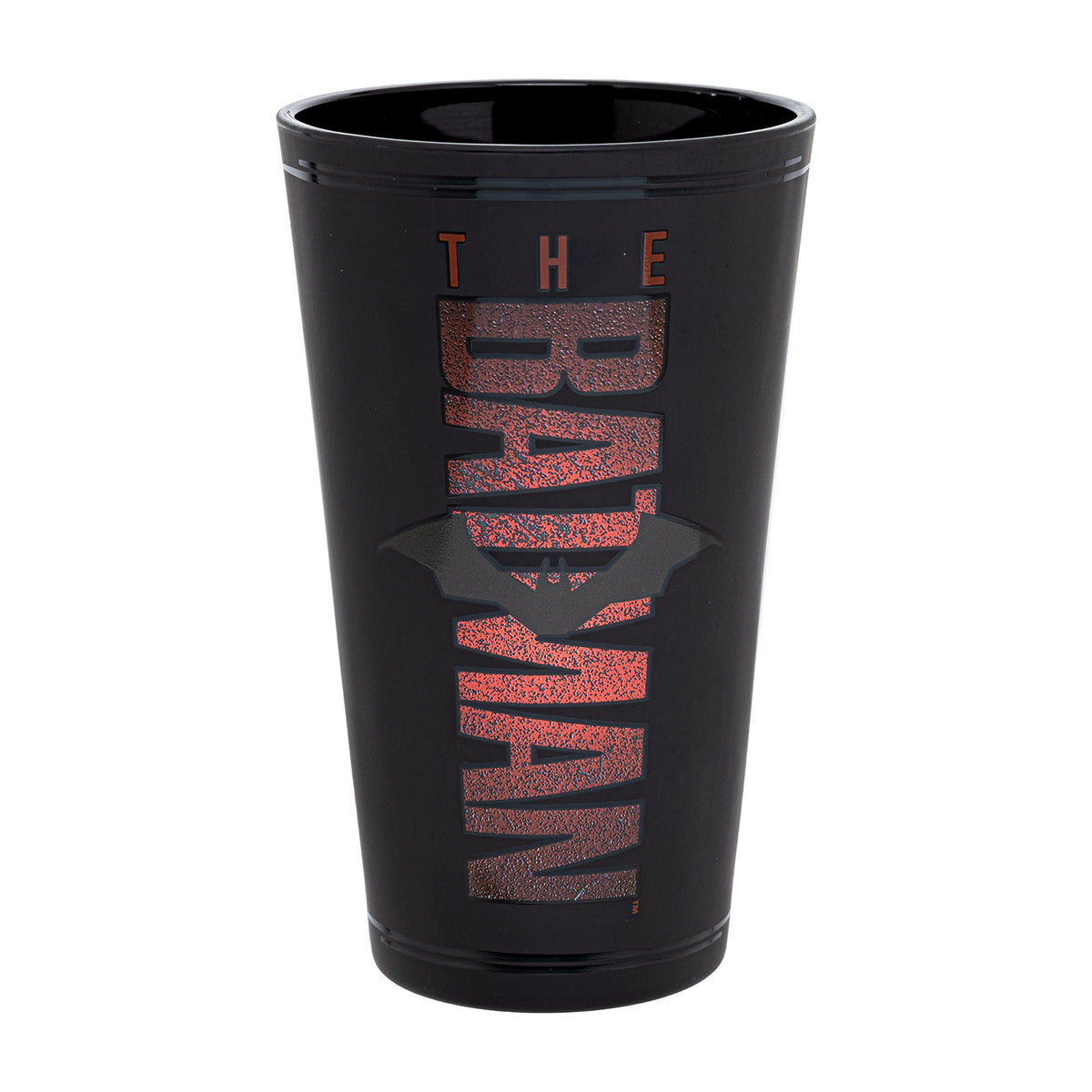 Paladone The Batman Glass, The Batman Movie Merchandise, 400 Ml, 13.5 Fl Oz
