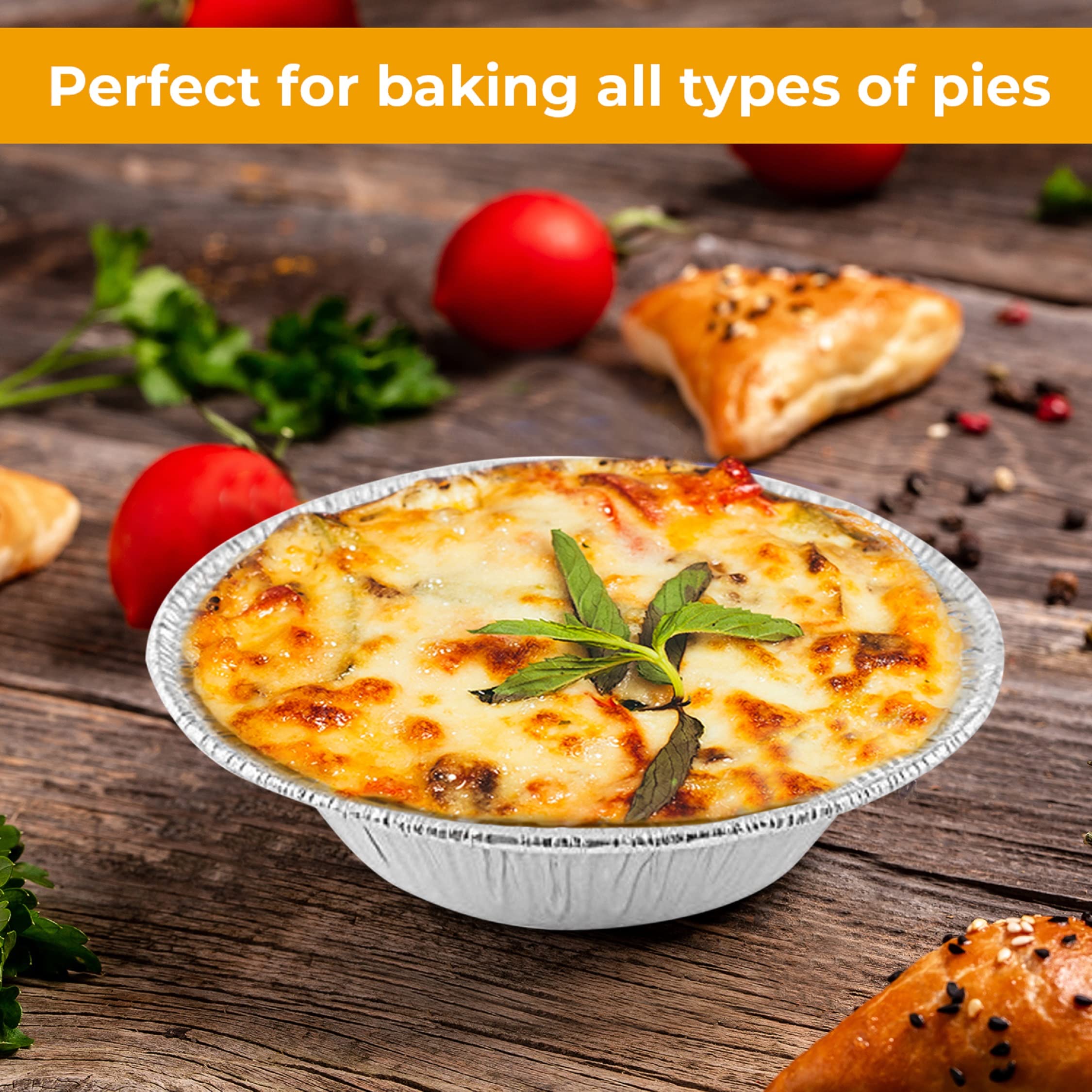 The Baker Celebrations 3 Inch Aluminum Foil Disposable Baking Tart Pans Mini Pie Tins - Made In Usa (200)