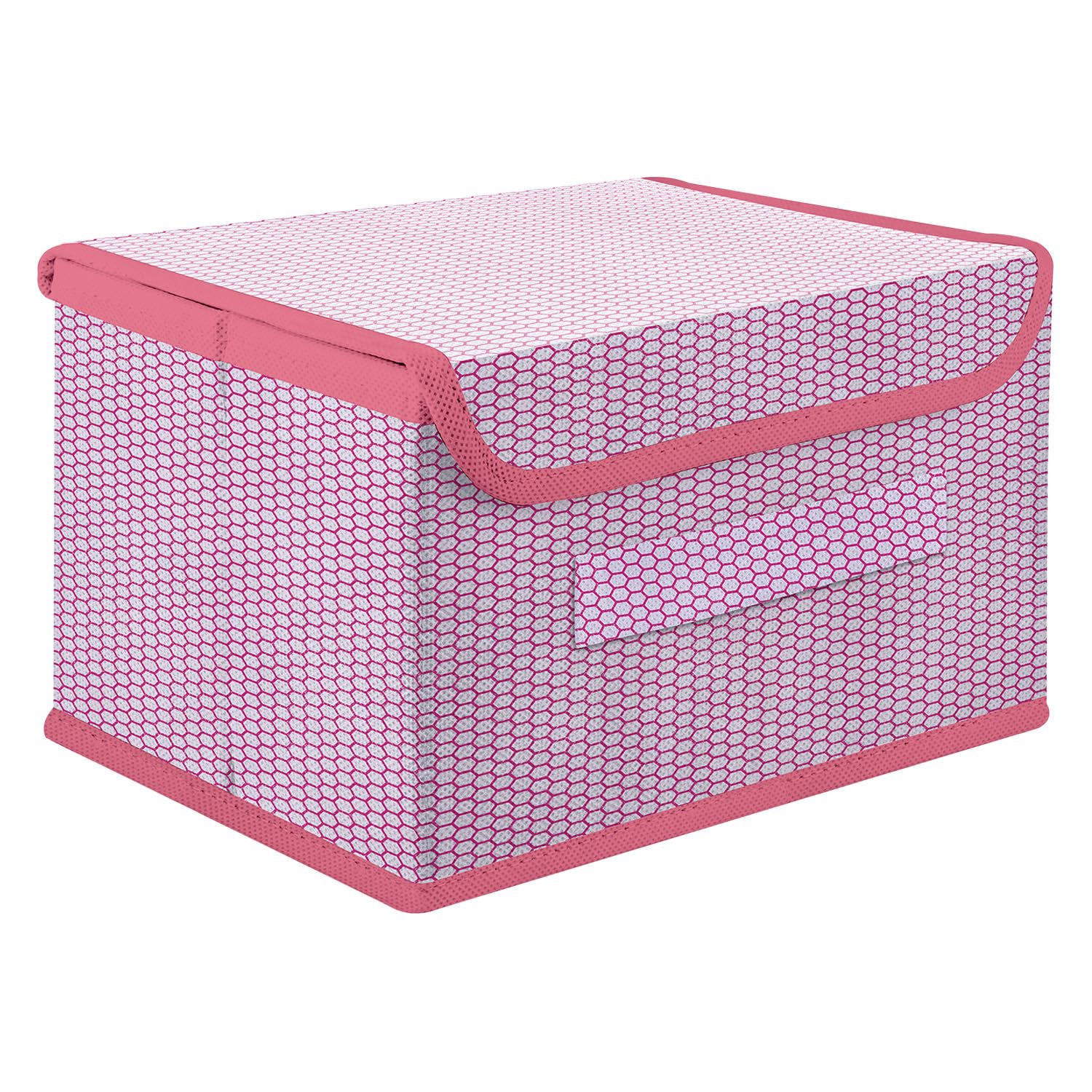 Kuber Industries 8 Pcs NonWoven Foldable Wardrobe Storage Organizer With Handle | Drawer Storage Box For Closet | Cupboard Orga