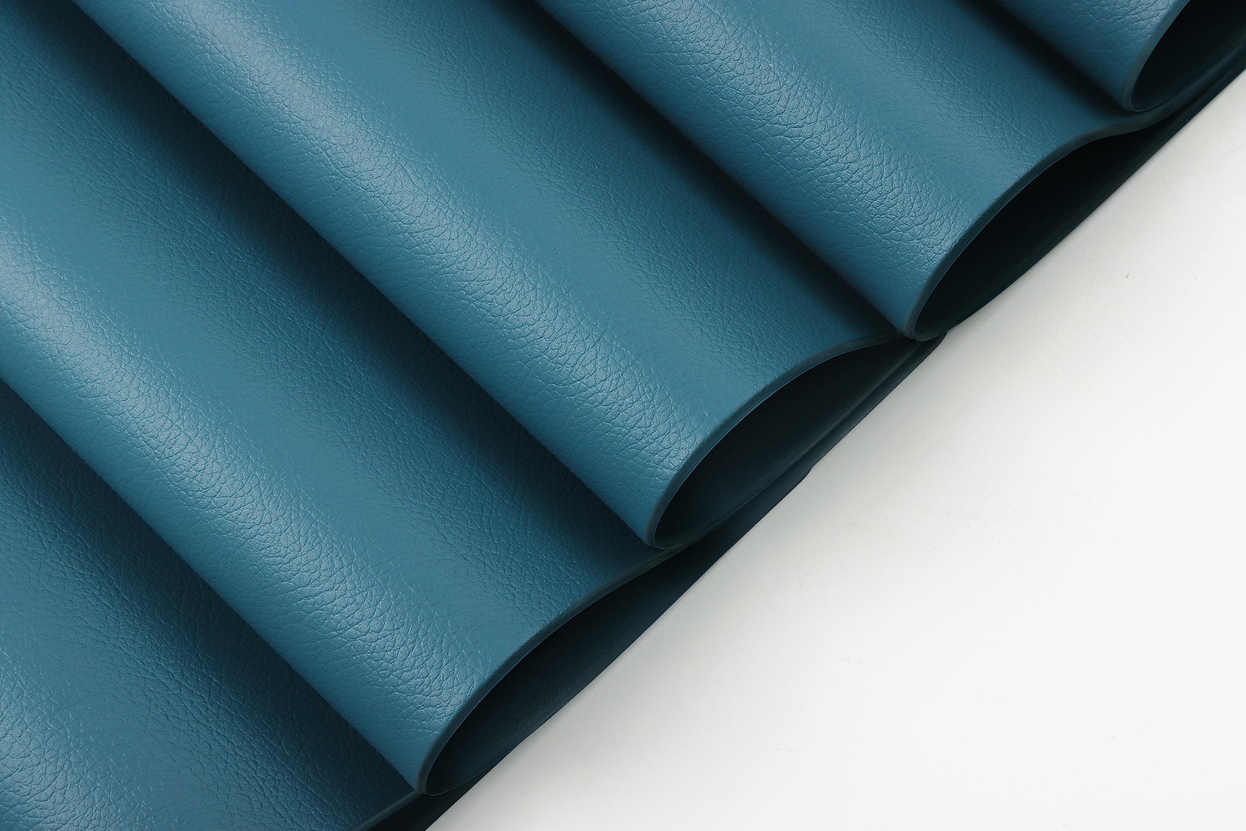 Vinjiasin Placemats Set Of 4 Teal Blue Leather Place Mats For Indoor Outdoor Kitchen Dining Table Mats Waterproof Washable Sturd