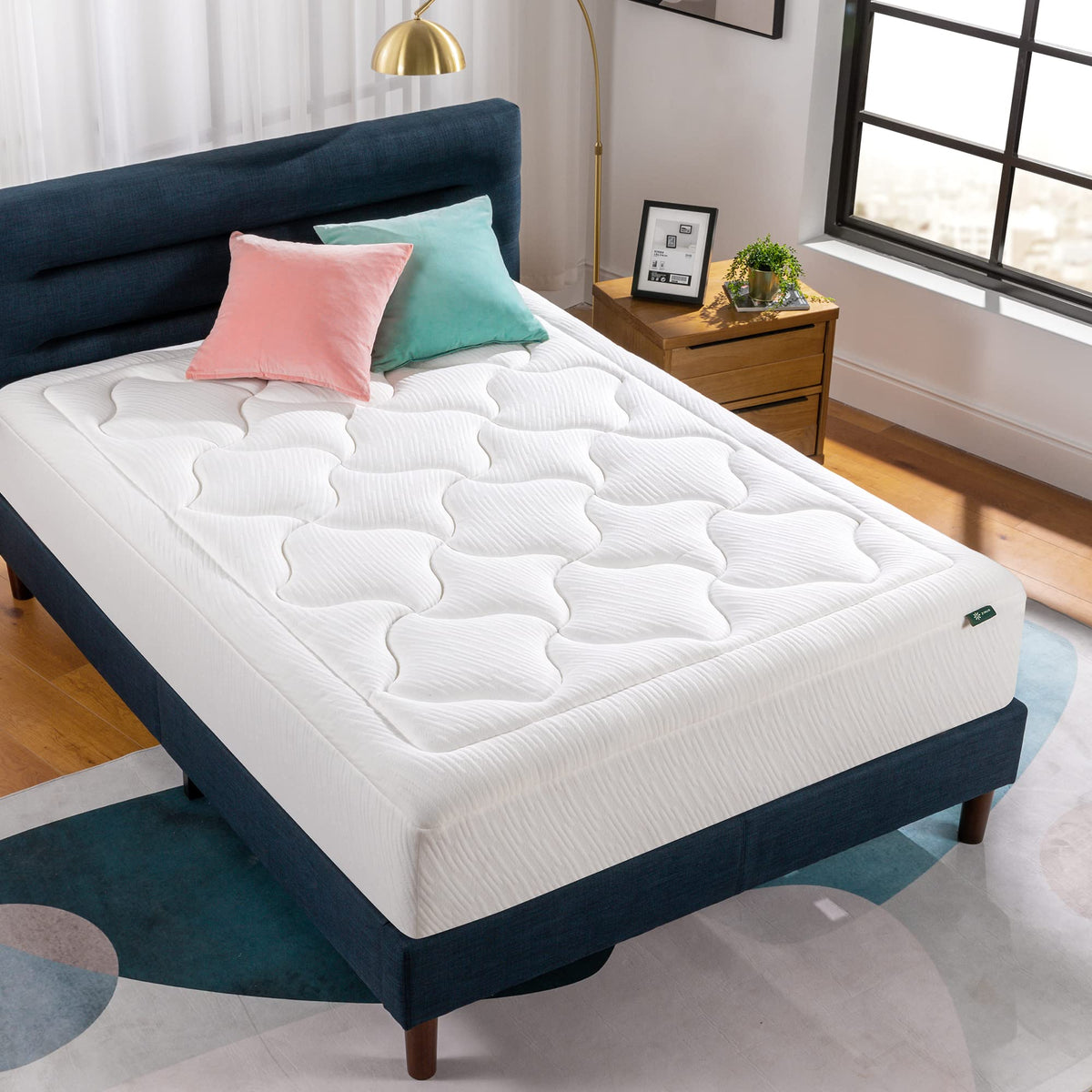 Zinus 12 Inch Cloud Memory Foam Mattress, Queen, Fiberglass Free, Pressure Relieving, Mattress In A Box, Certipur-Us Certified,