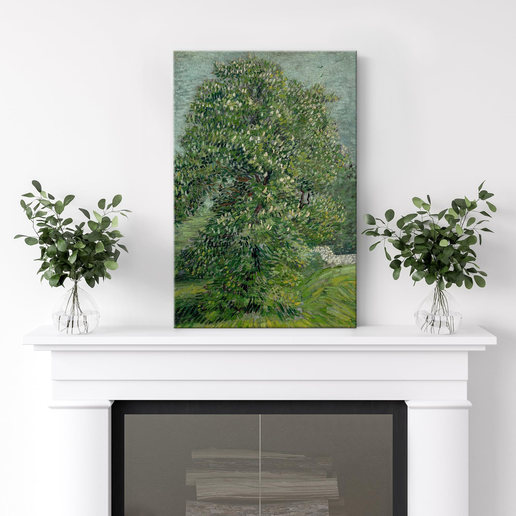 Wall26 Canvas Print Wall Art Horse Chestnut Tree In Blossom By Vincent Van Gogh Nature Wilderness Illustrations Decorative Flora