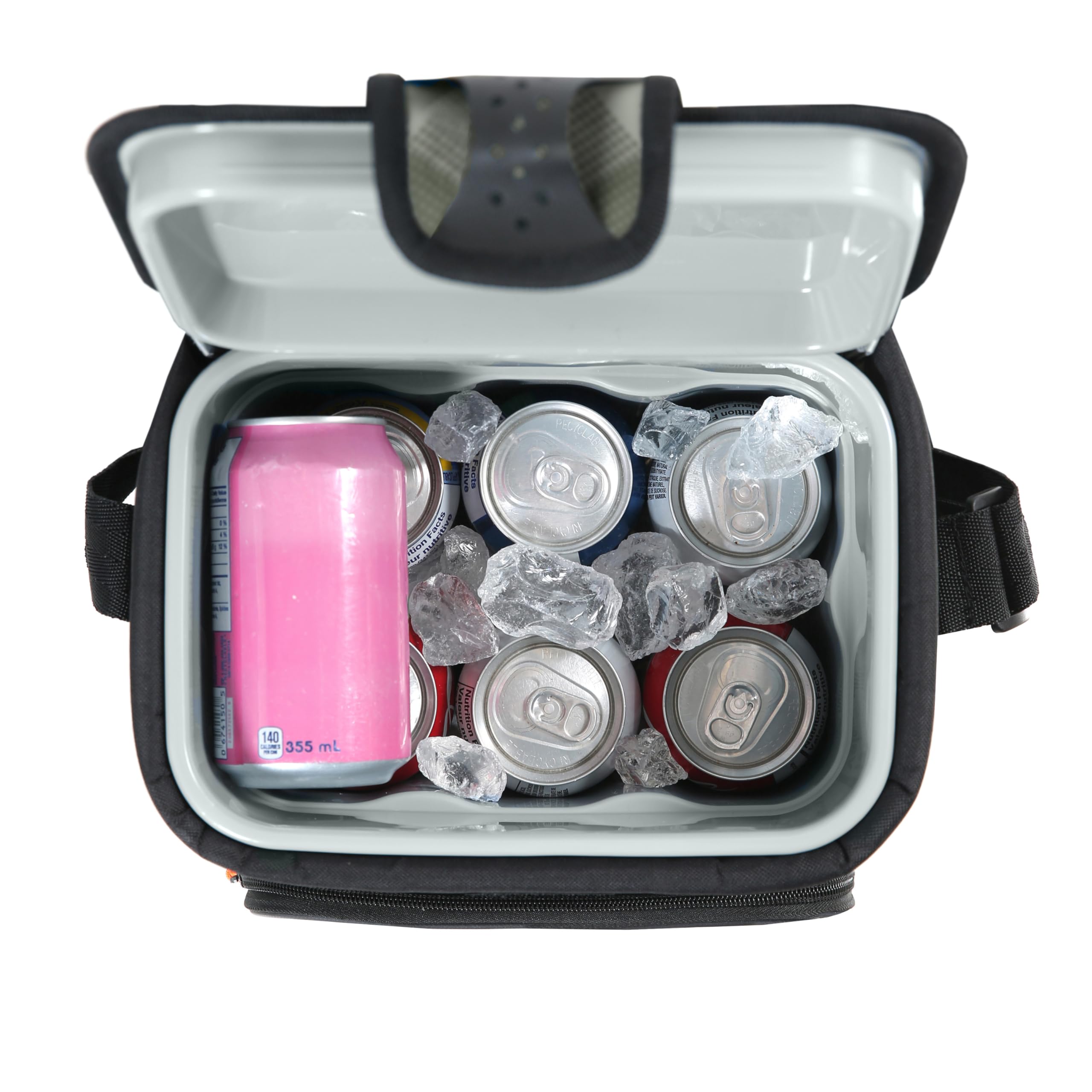 Titan by Arctic Zone 9 Can Zipperless Soft Cooler with HardBody Liner, Seagrass