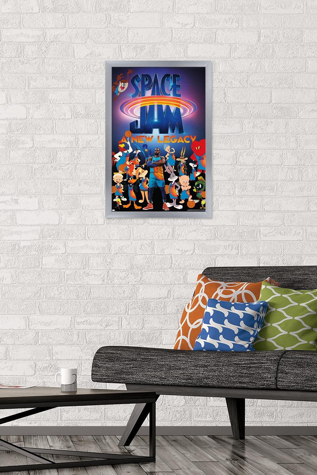 Trends International Space Jam: A New Legacy - Team Wall Poster, 14.725'' X 22.375'', Silver Framed Version