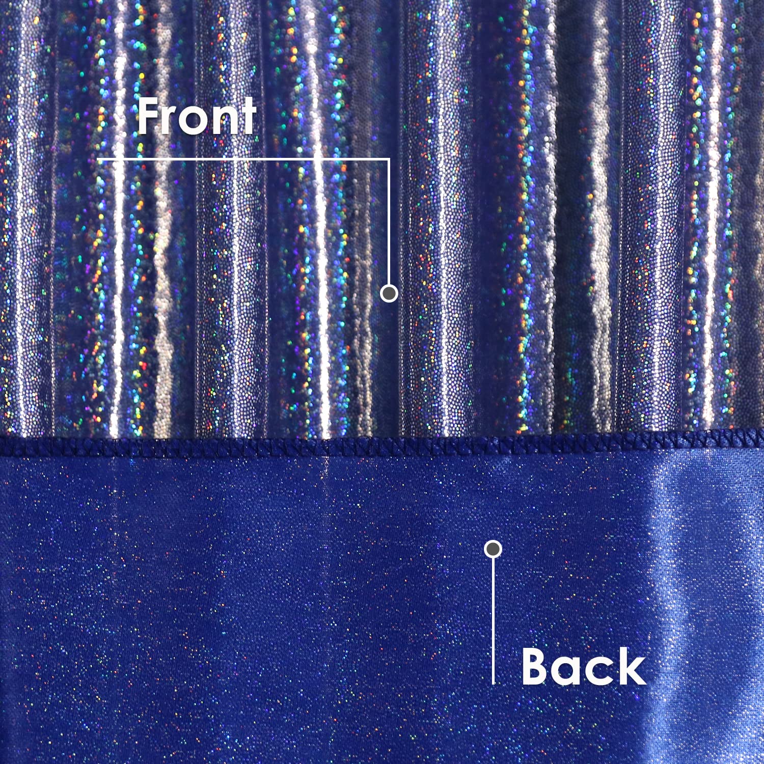 Fitable Sequin Tablecloth for Parties 60x102 Inch - Sparkle Glitter Table Cloth Laser Rectangle Overlay for Wedding Baby Shower