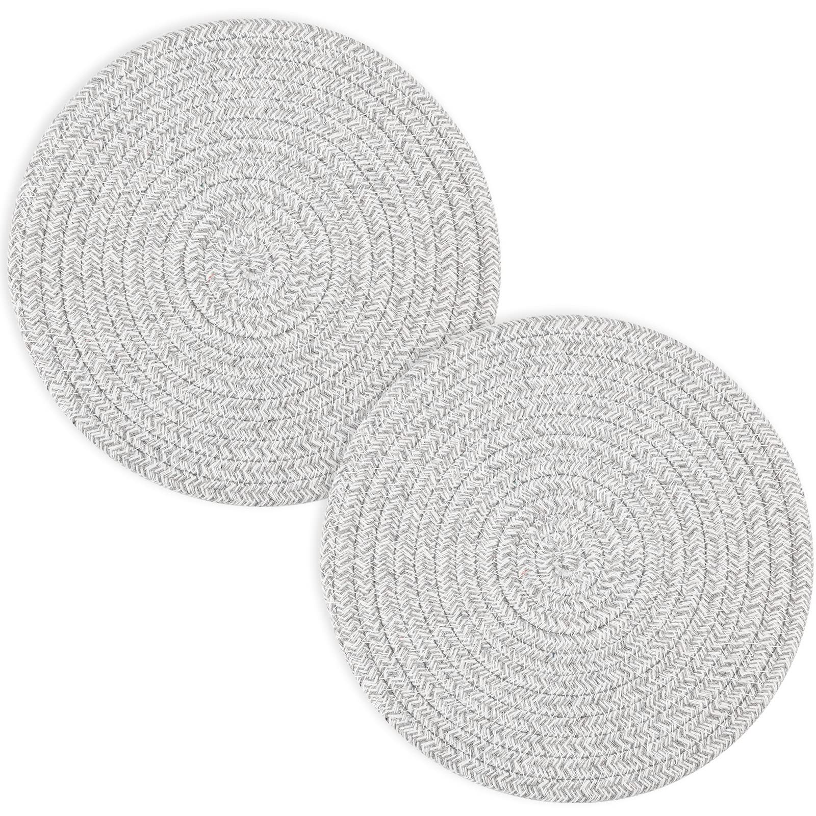 Trivets For Hot Pots And Pans 8 Inches 5 Pcs, Trivet For Hot Dishes, Hot Pads For Kitchen, Cotton Coasters Mat To Protect Counte