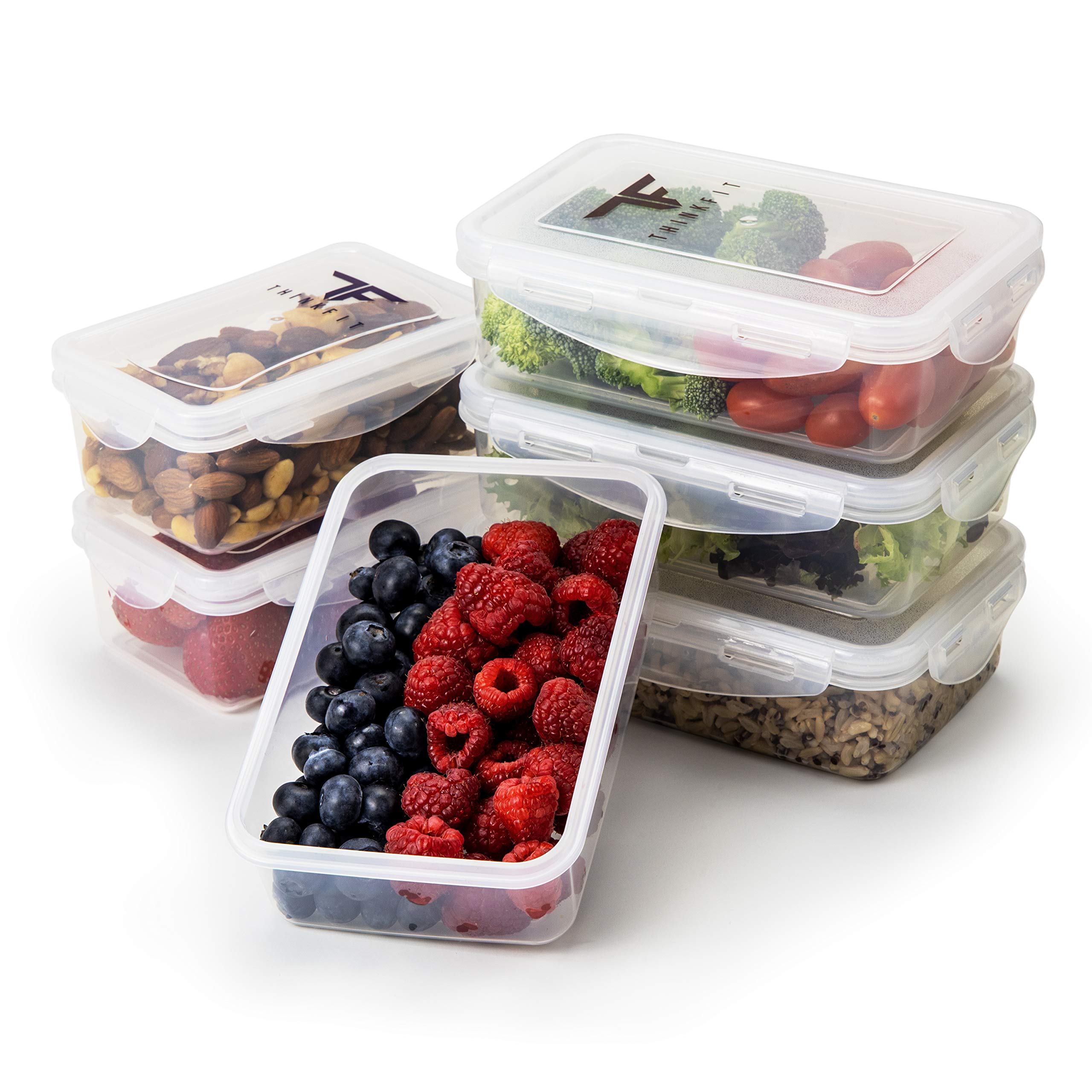 Thinkfit Meal Prep Containers, Bpa Free - Airtight Food Storage Containers Best For Meal Prepping & Portion Control - Reusable,