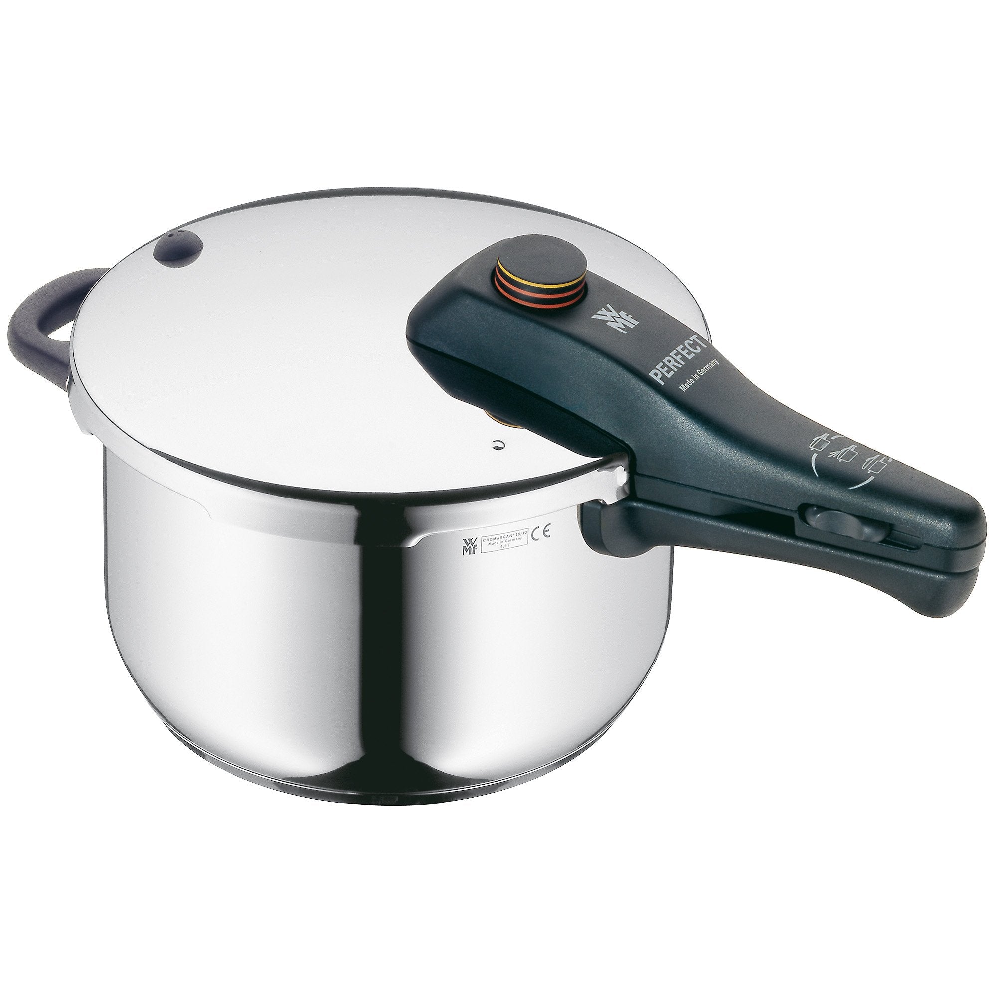 Wmf Cromargan Perfect Pressure Cooker With Insert, 42 X 26 X 20.5 Cm, Silver