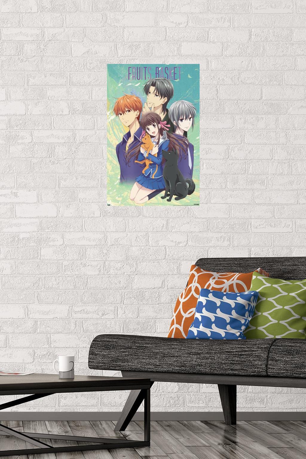 Trends International Fruits Basket - Art Work Wall Poster, 14.725'' X 22.375'', Premium Unframed Version