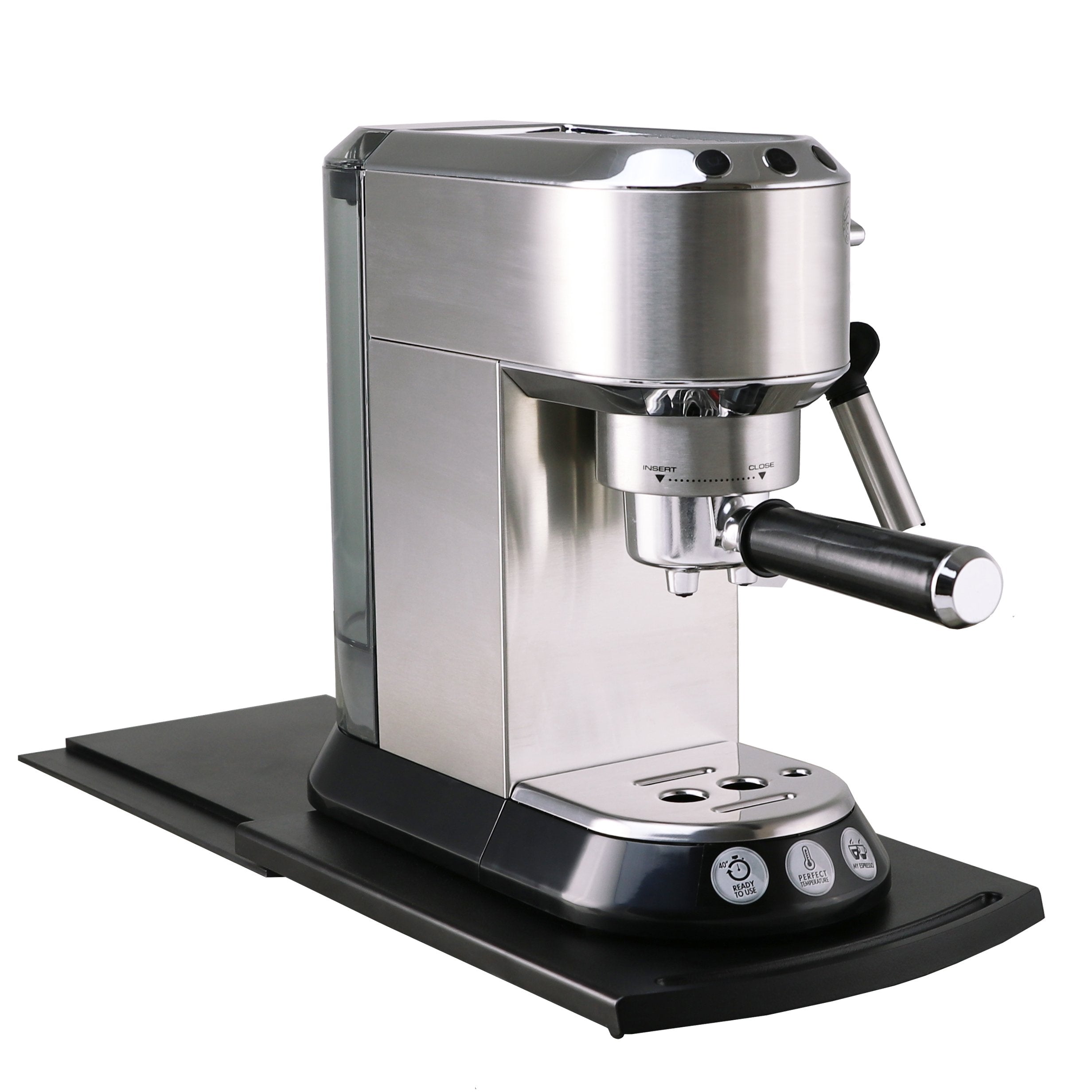 Deluxecomfort Countertop Easy Slider Pull-Out Tray Kitchen Under-Cabinet Sliding Shelf, 4 Pack, Black, 4 Count