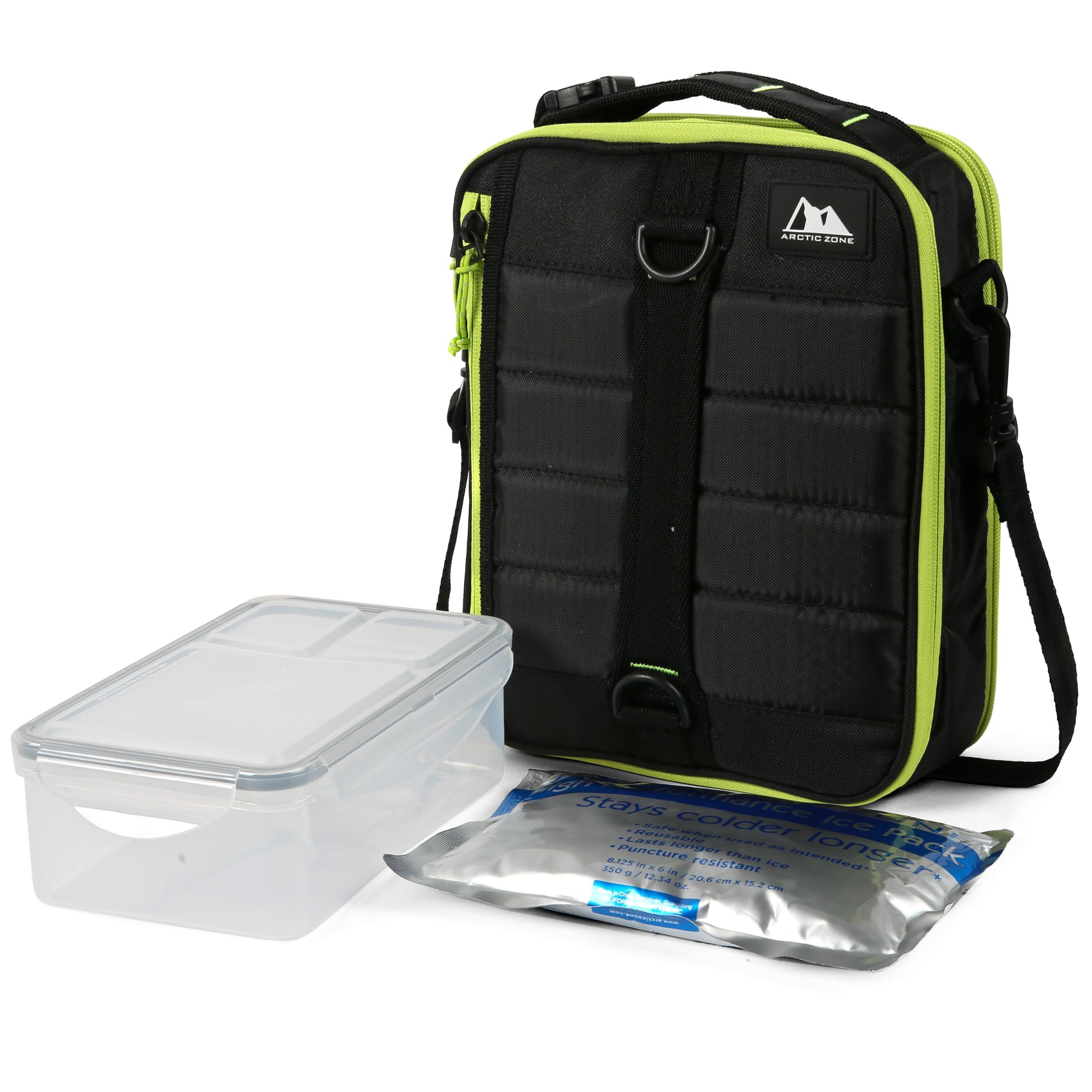 Arctic Zone Ultimate Upright Expandable Lunch Pack, Black