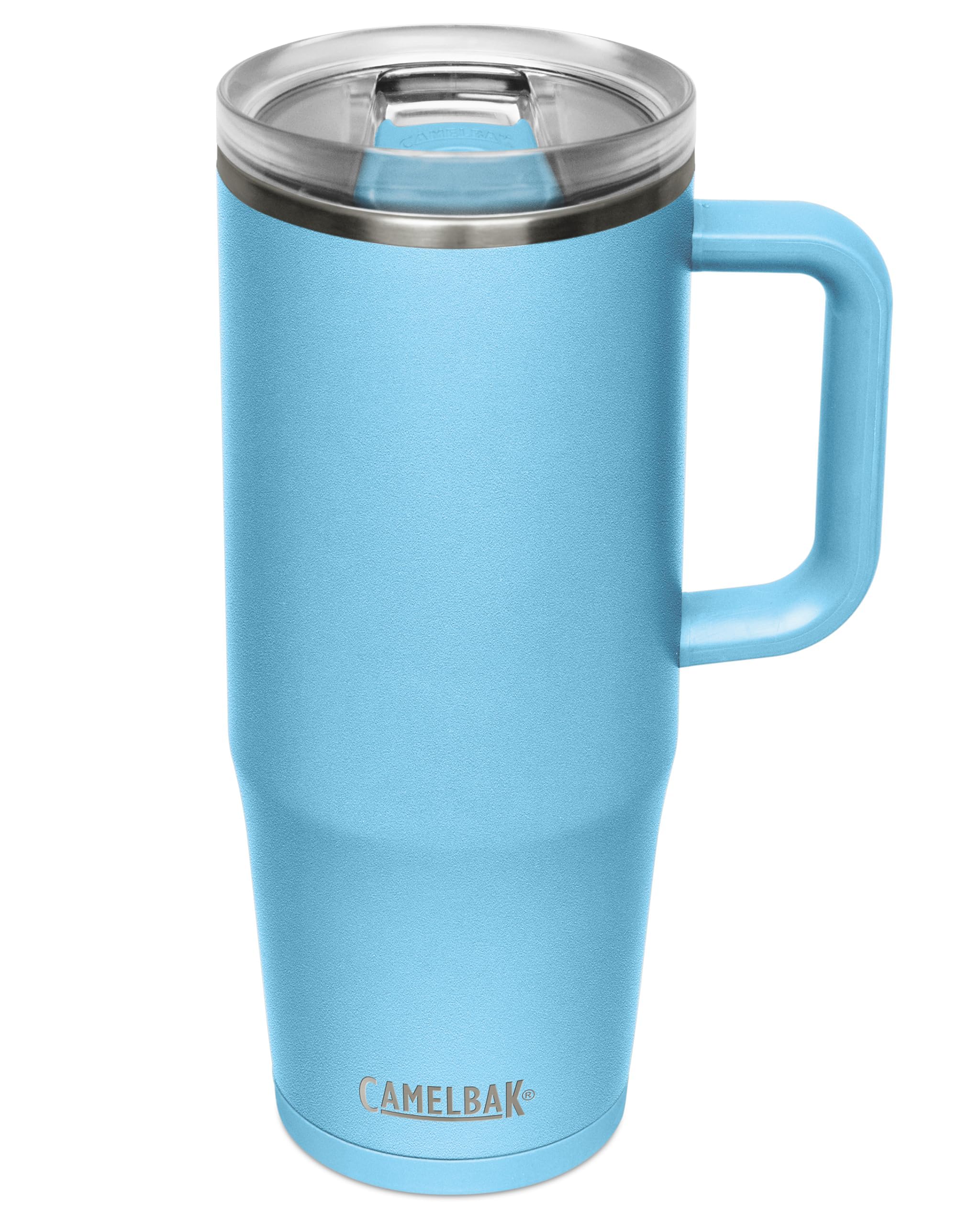 Camelbak Thrive Leak-Proof 32 Oz Stainless Steel Mug For Travel, Coffee, Tea, Hot Beverages - Spill Proof Cup-Holder, Nordic Blu