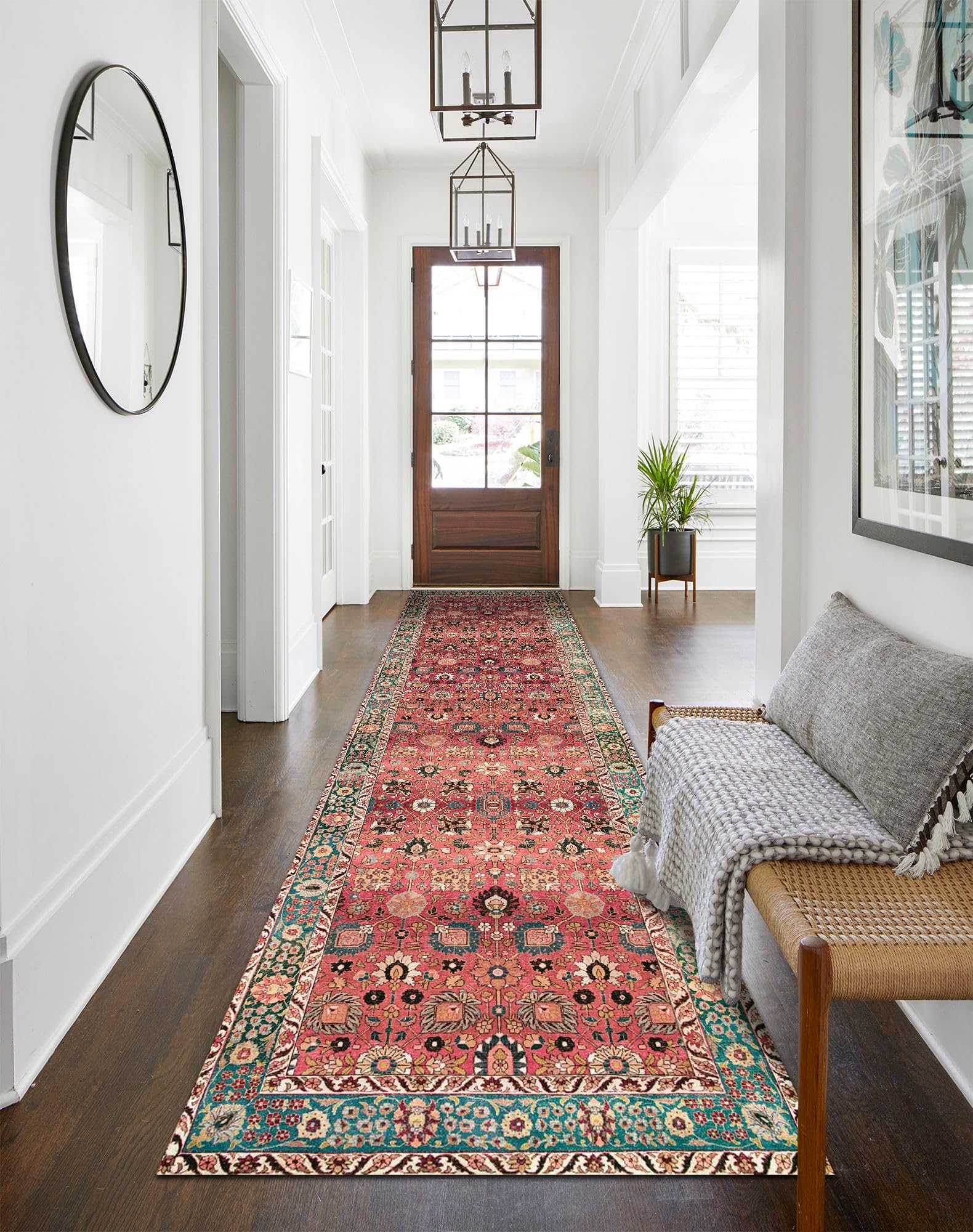 vivorug Runners for Hallways 2x10, Non Slip Washable Runner Rug, Carpet Runner for Kitchen Laundry Room Bedroom, Ultra Soft Ru