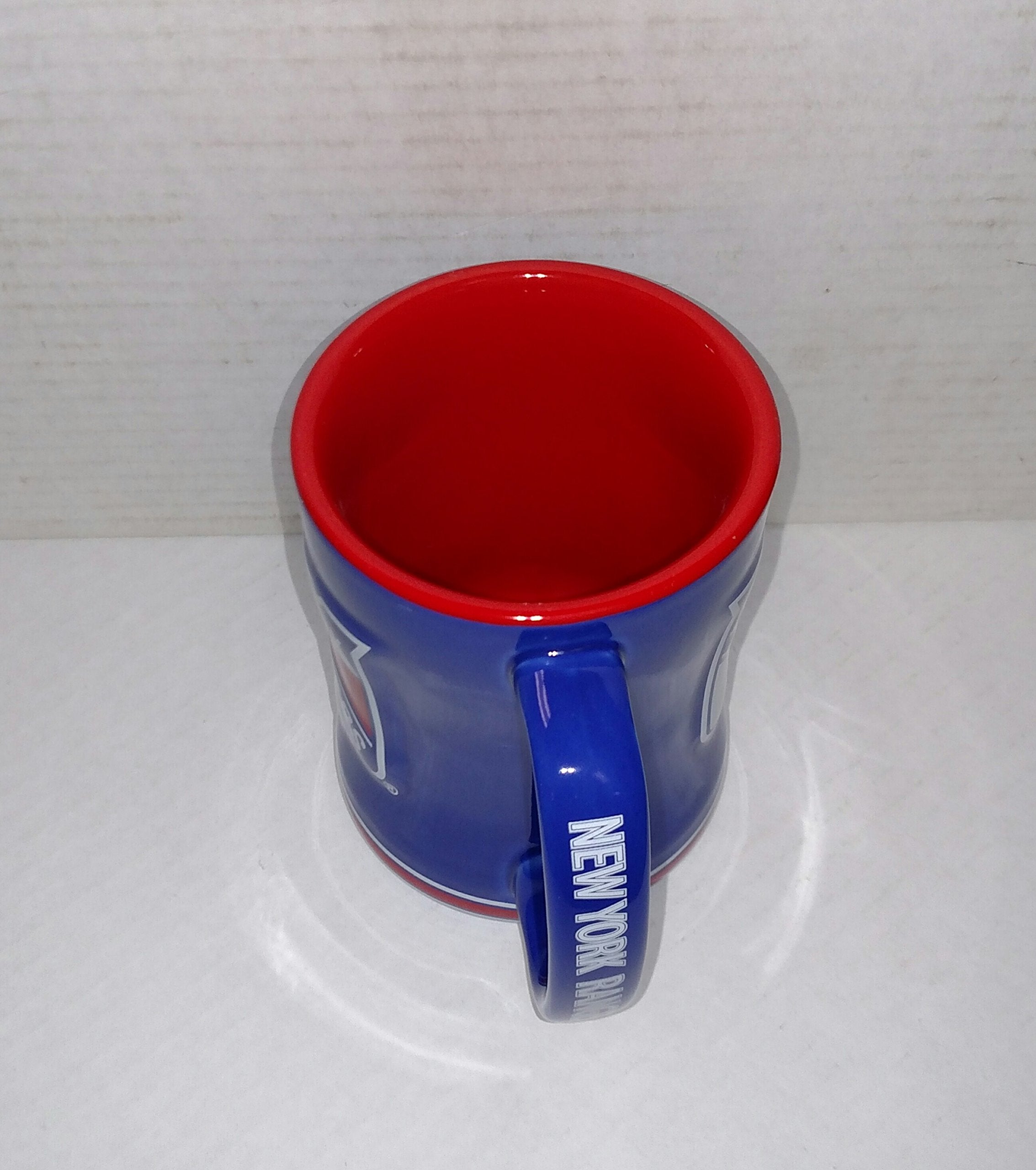Boelter Brands Nhl New York Rangers 445361 Coffee Mug, Team Color, 14 Oz