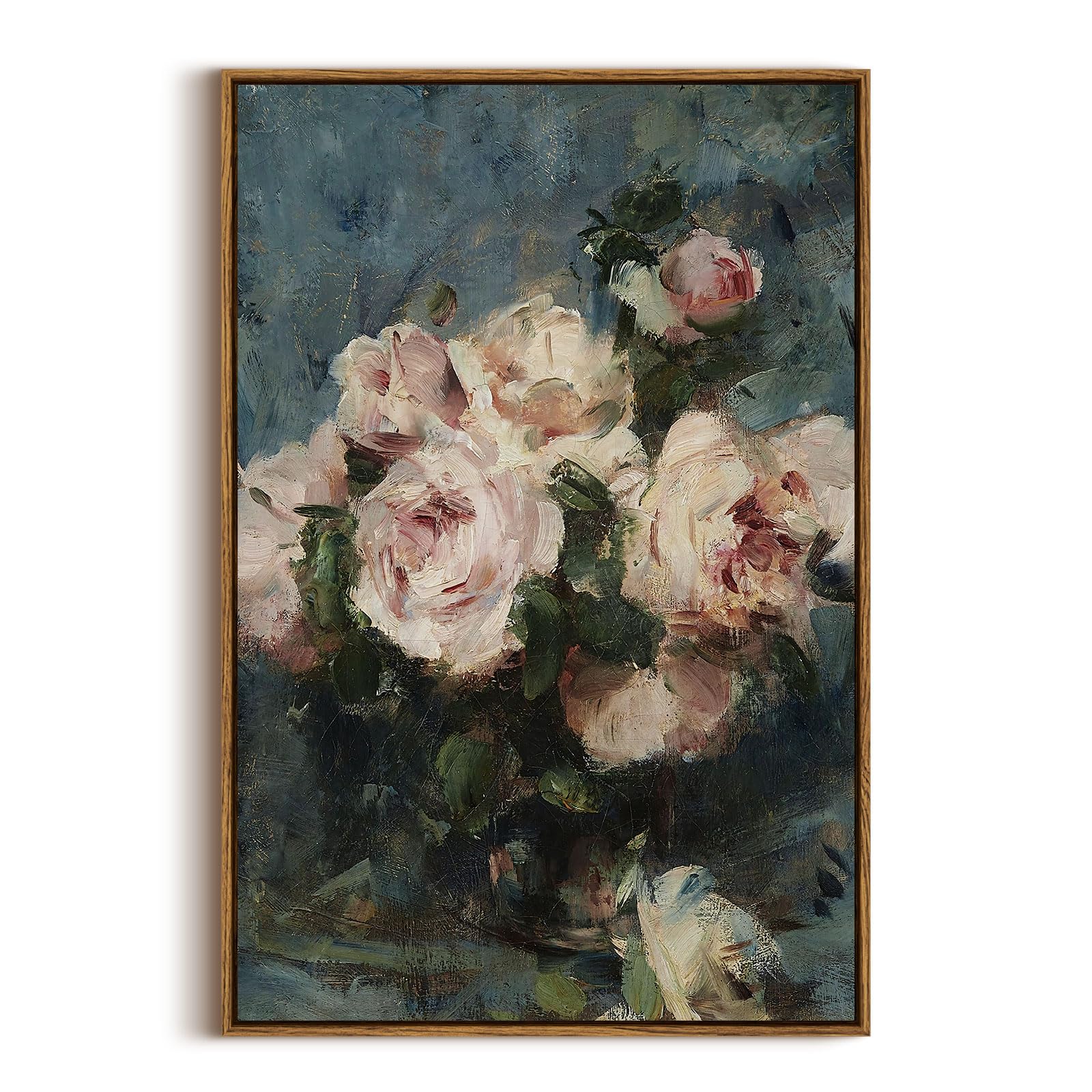 Insimsea Framed Wall Art For Living Room Flower Wall Art Aesthetic Home Decor Roses Vintage Botanical Prints Floral Paintings Ca