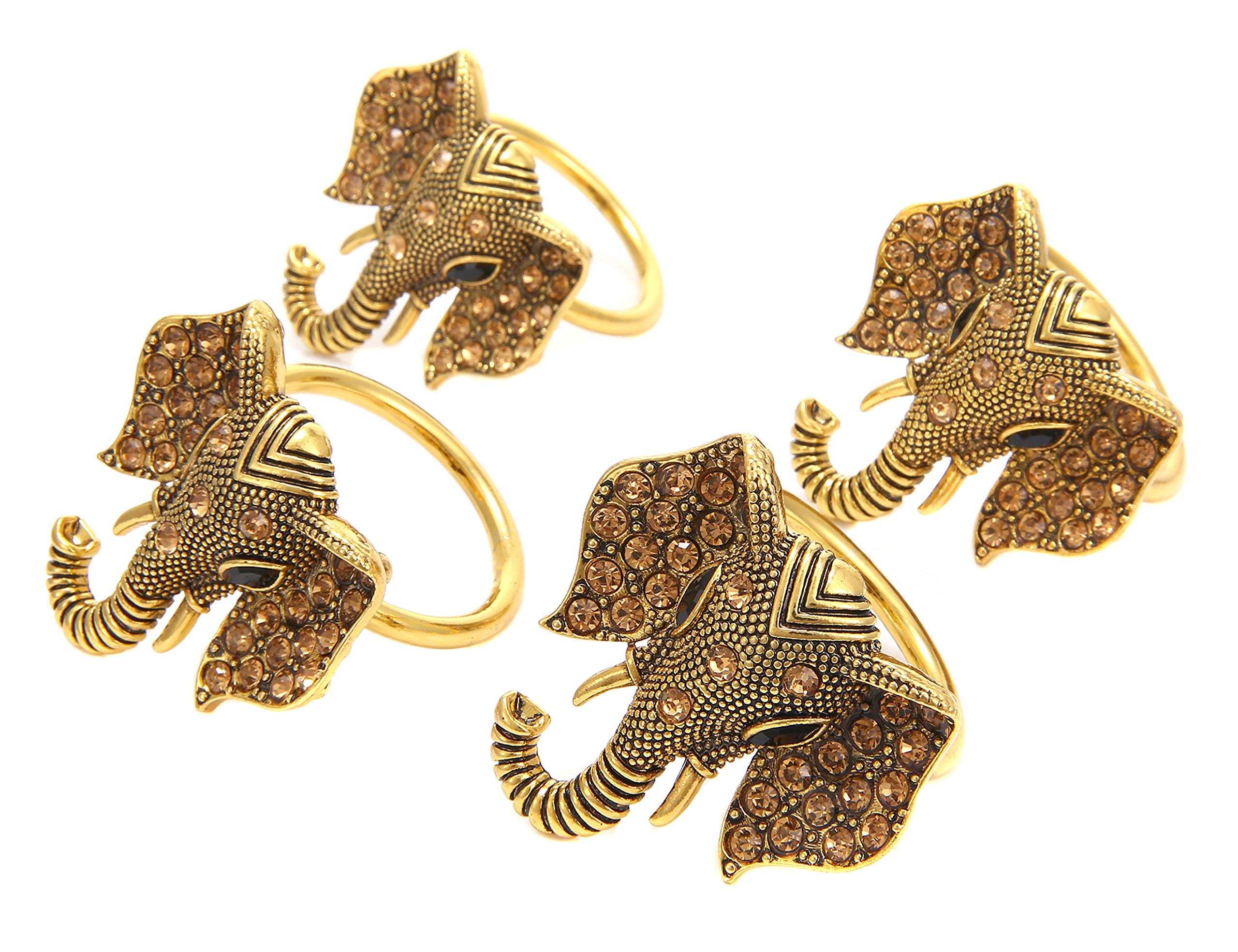 High-End Elephant Napkin Rings, Animal Napkin Rings Decorate Your Table To Create An Impressive Banquet For You. (04)