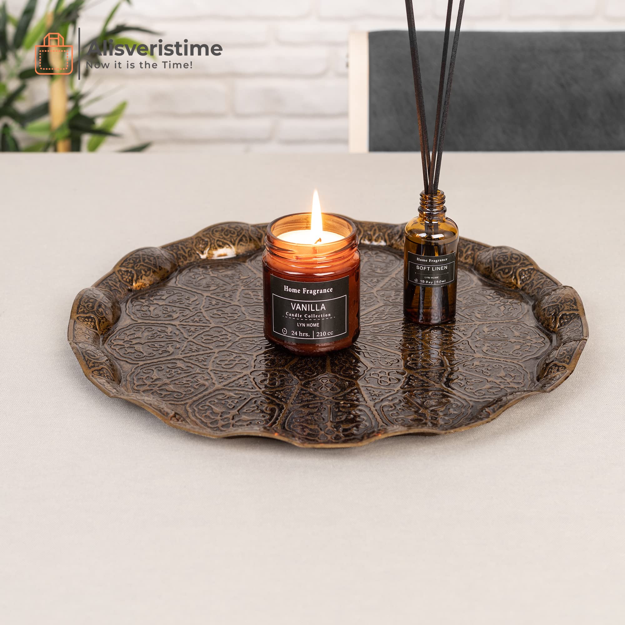 Alisveristime 27 Pc Turkish Greek Arabic Coffee Espresso Cup Saucer Set (Gelincik) (Silver)