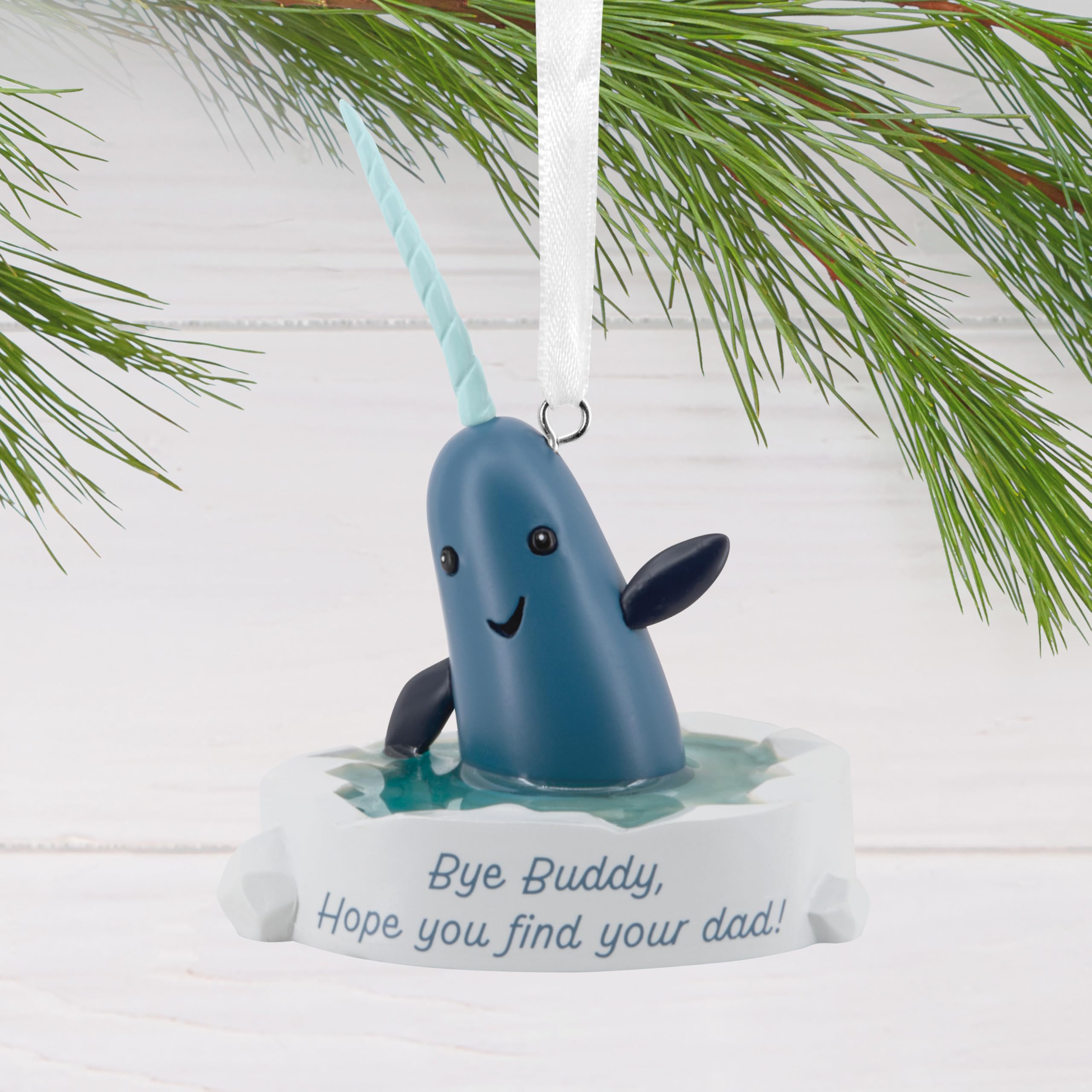 Hallmark Elf Narwhal Christmas Ornament, Christmas Movie Gifts