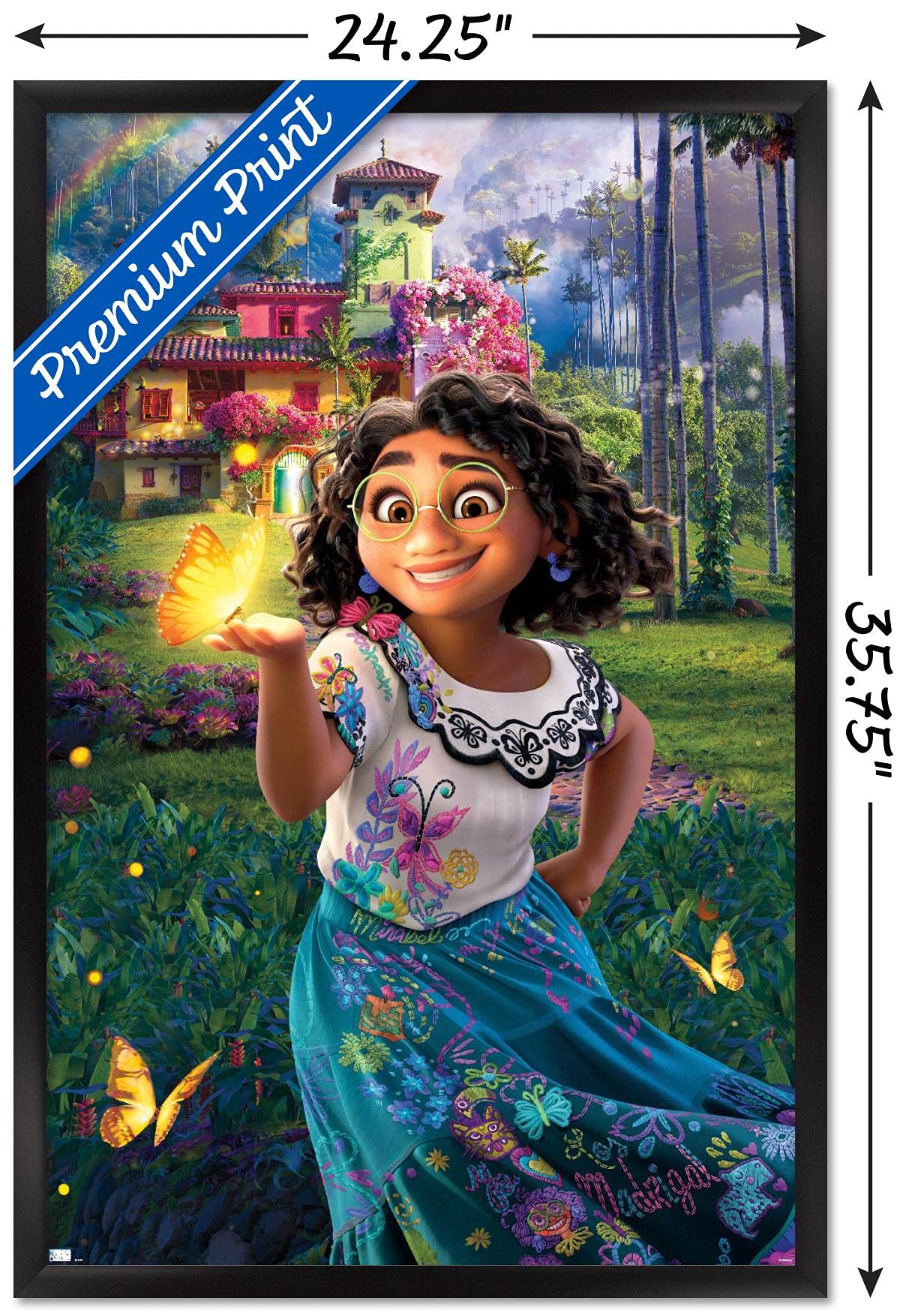 Trends International Disney Encanto - One Sheet Wall Poster, 22.37'' X 34.00'', Black Framed Version