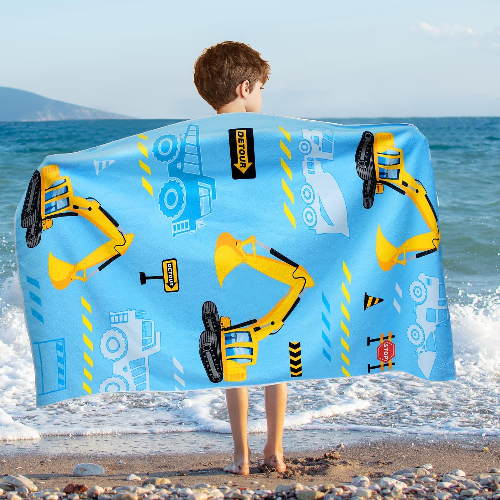WERNNSAI Truck Kids Beach Towel - 30