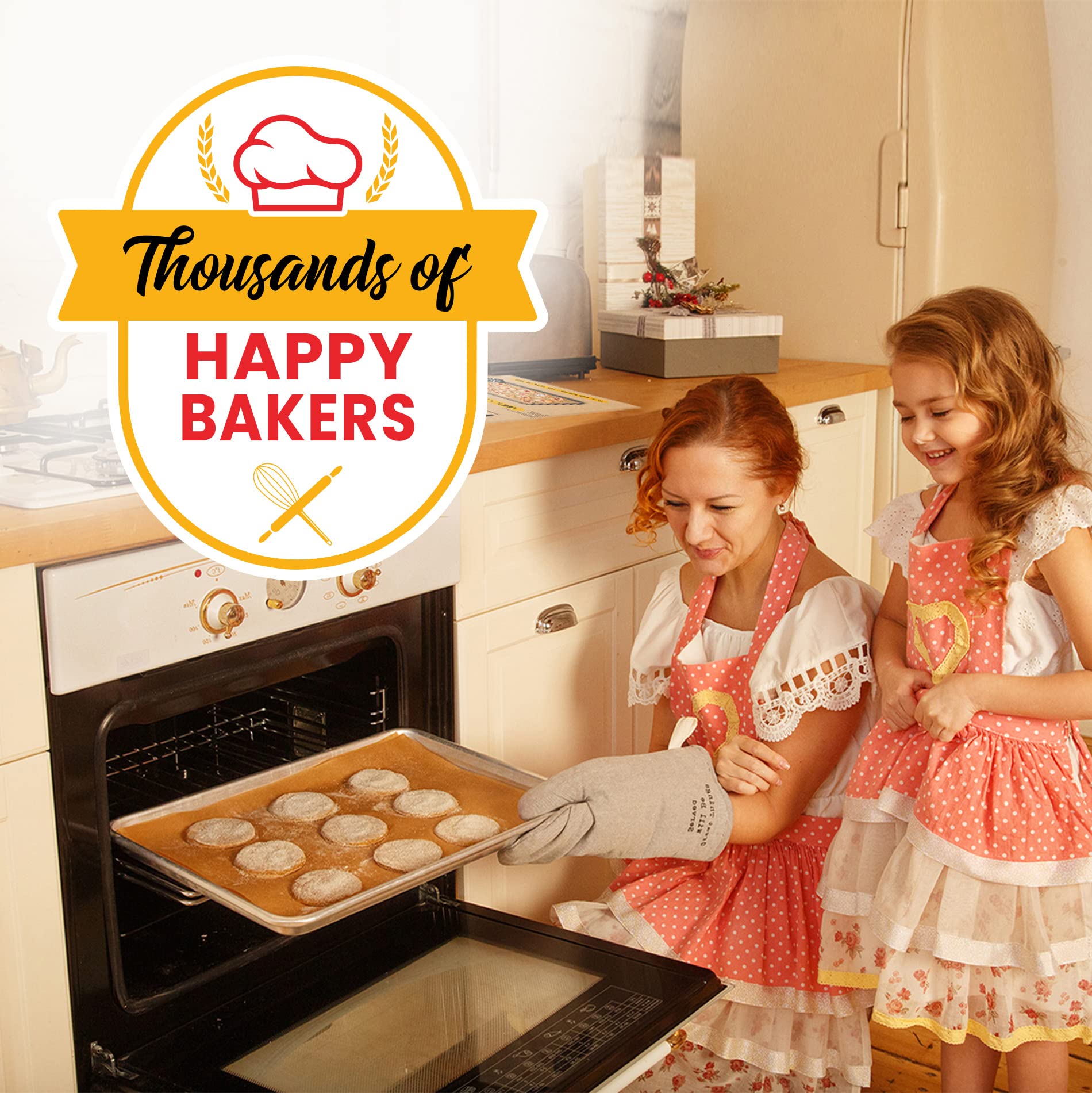 Parchment Paper Baking Sheets, 12X16 In 120 Pcs By Baker'S Signature | Precut Non-Stick & Unbleached - Will Not Curl Or Burn, No