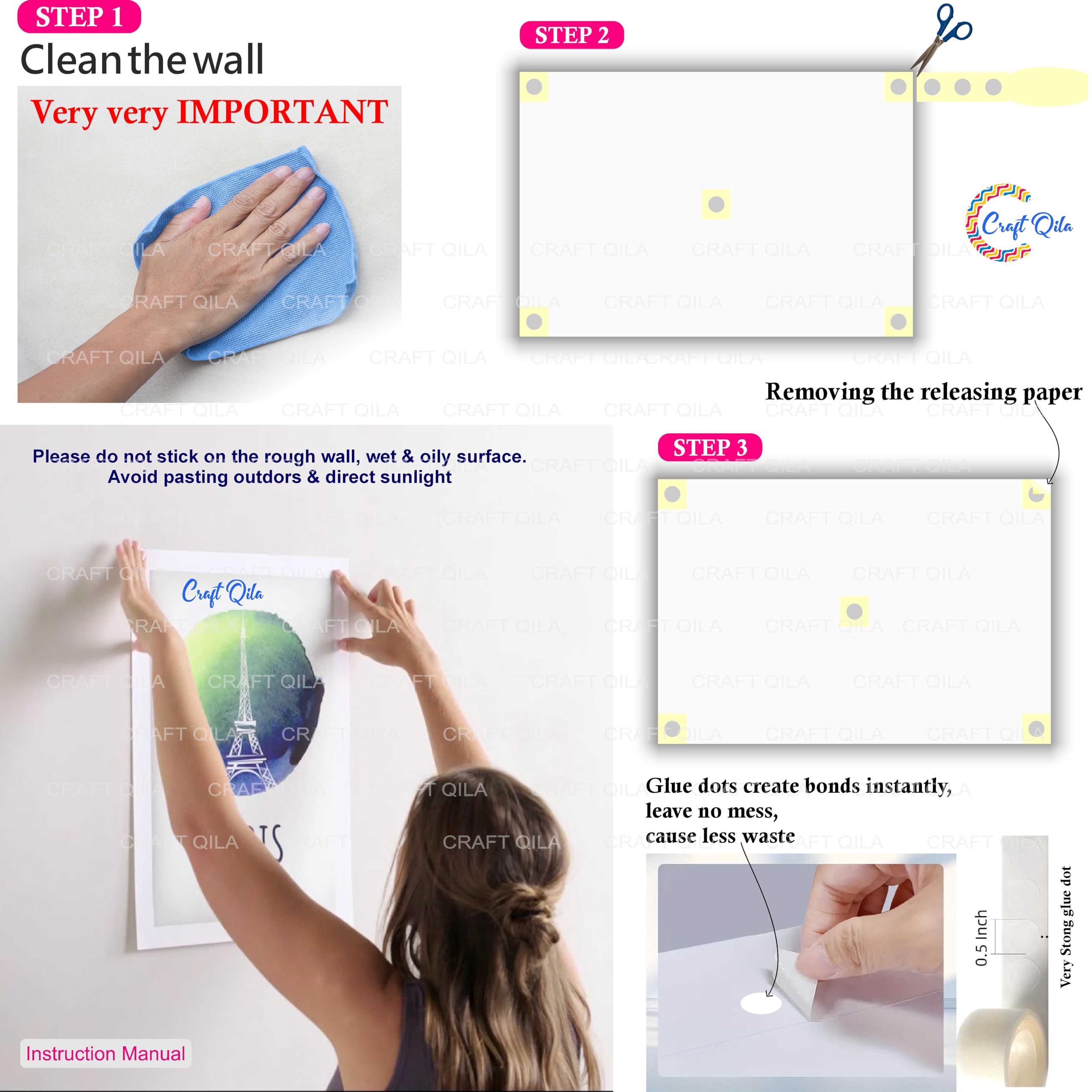 Giant Innovative Set Of 6 Cute Baby Poster | Poster For Pregnant Women | Hd Baby Wall Poster For Room Decor, Cq04 Multicolour, 1