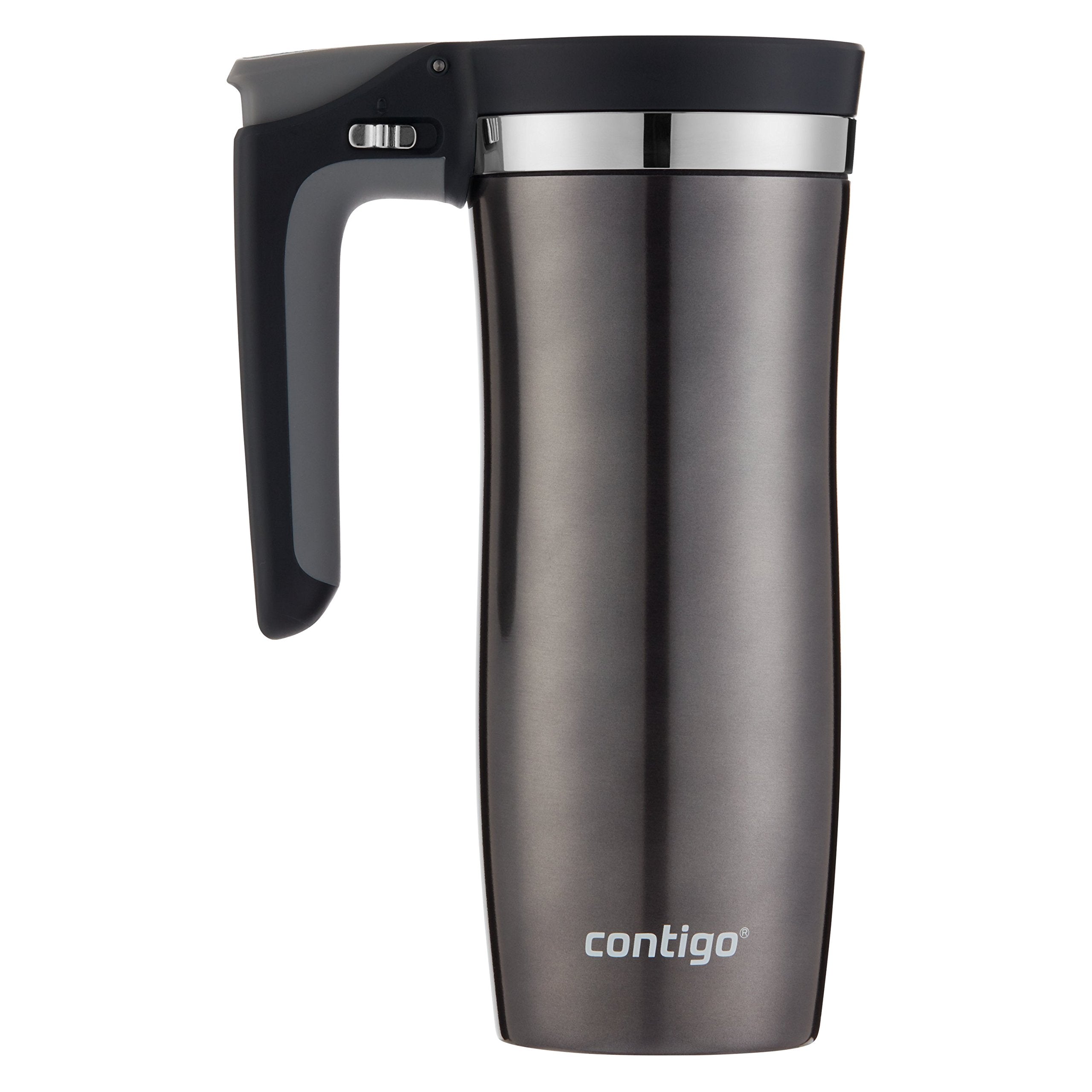 Contigo Handled Autoseal Stainless Steel Travel Mug With Easy-Clean Lid, 16 Oz.