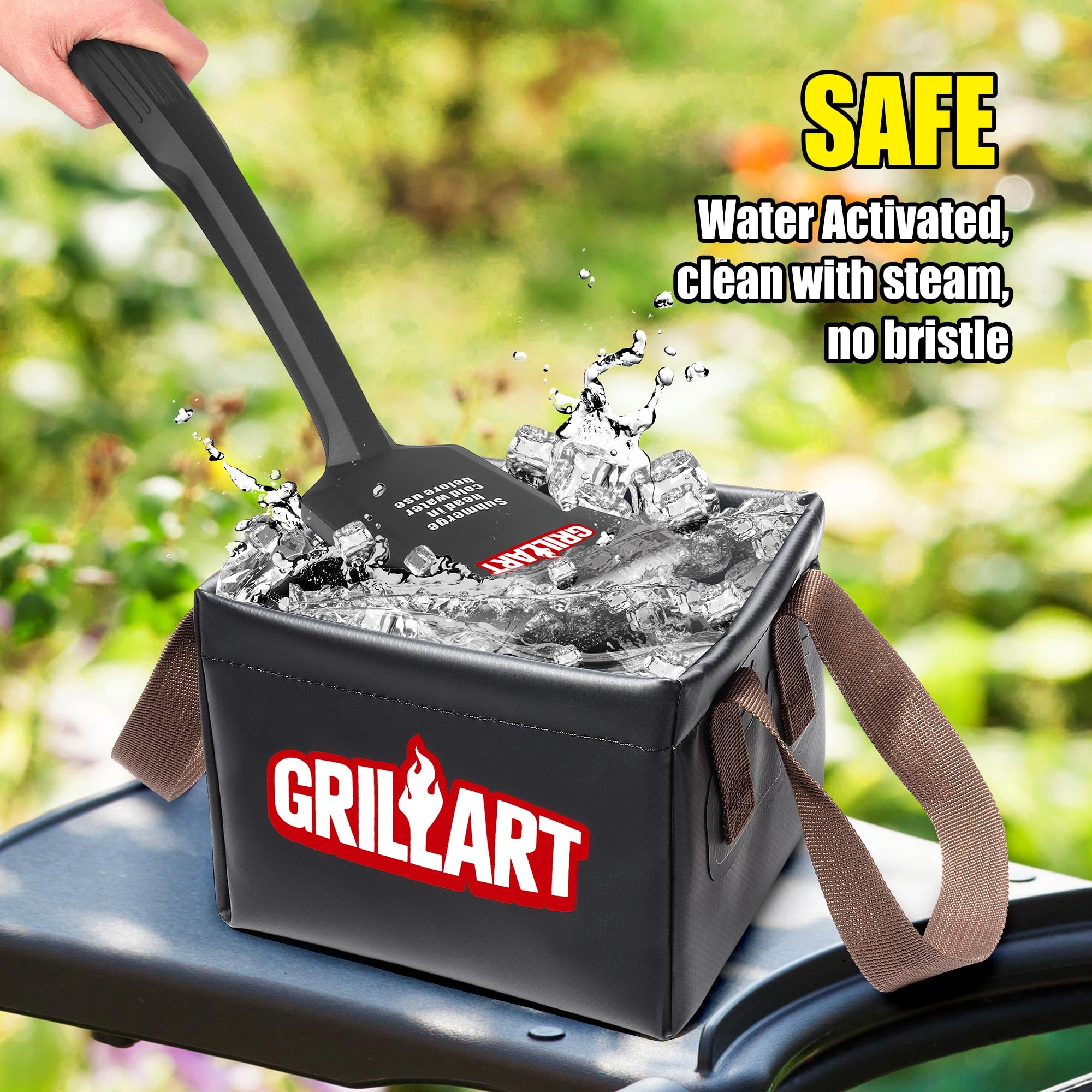 Grillart Steamwizards Grill Brush Replacement Pad, 2 Pcs