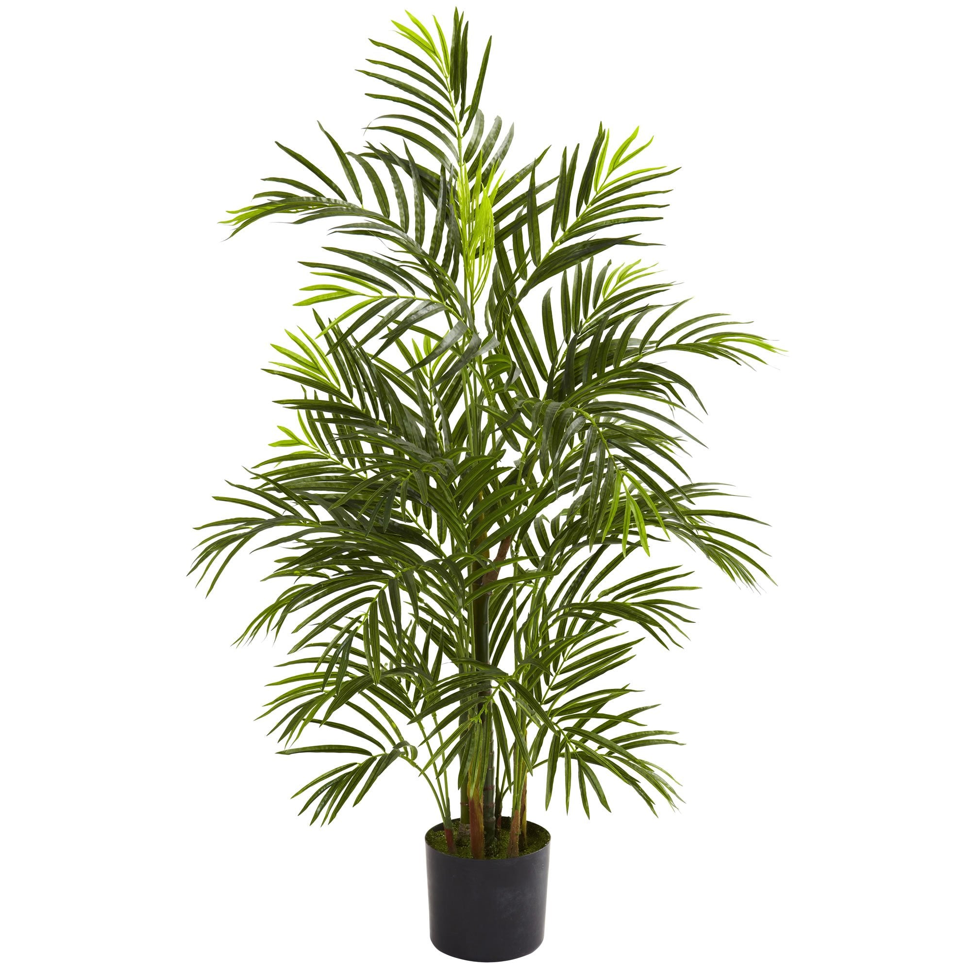 Nearly Natural 5388 Areca Palm UV Resistant Tree, 3.5-Feet, Green,50.5 x 7 x 7