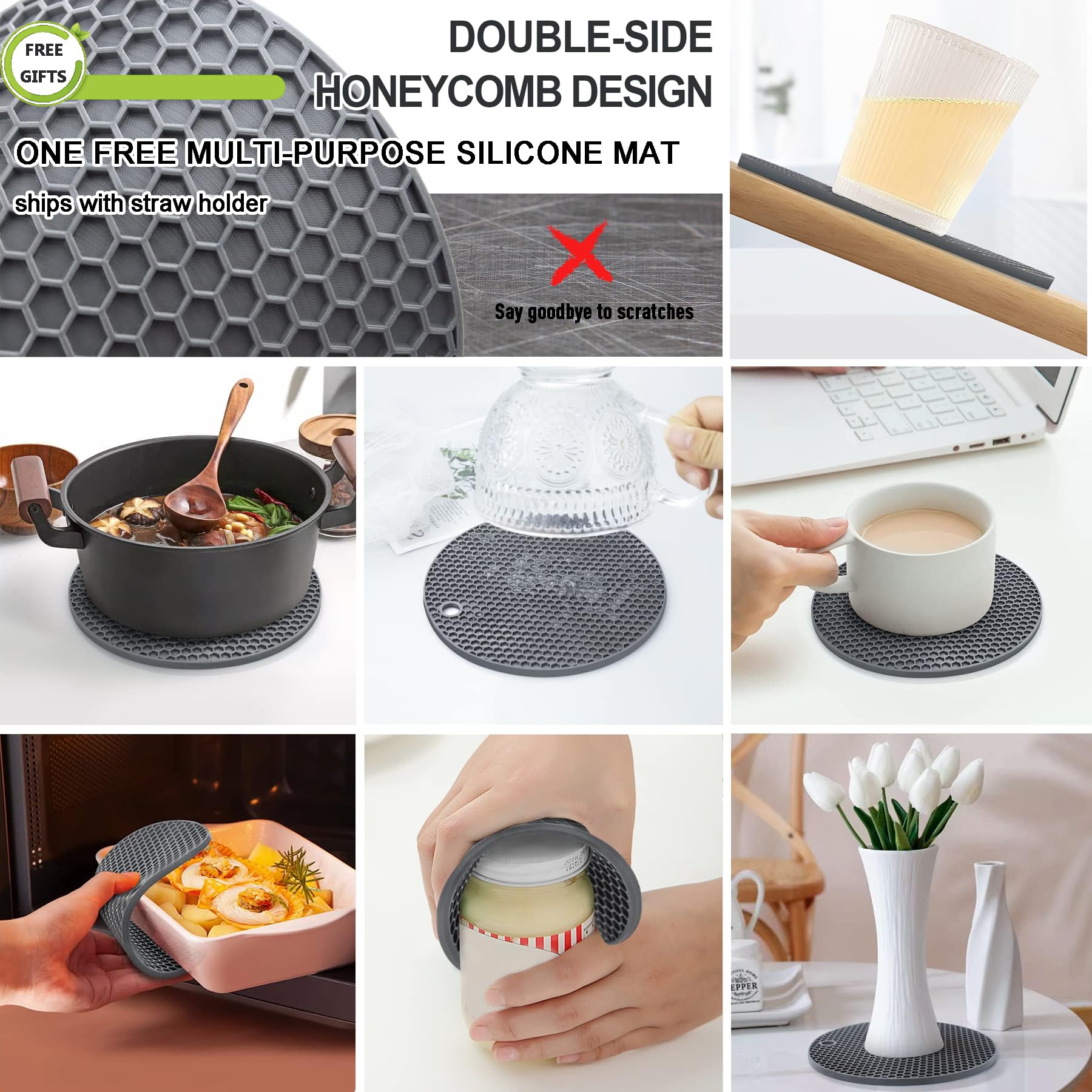 304 Stainless Steel Straw Holder, Counter-Top Straw Dispenser, Cutlery Organizer, Spoons Forks Chopsticks Storage