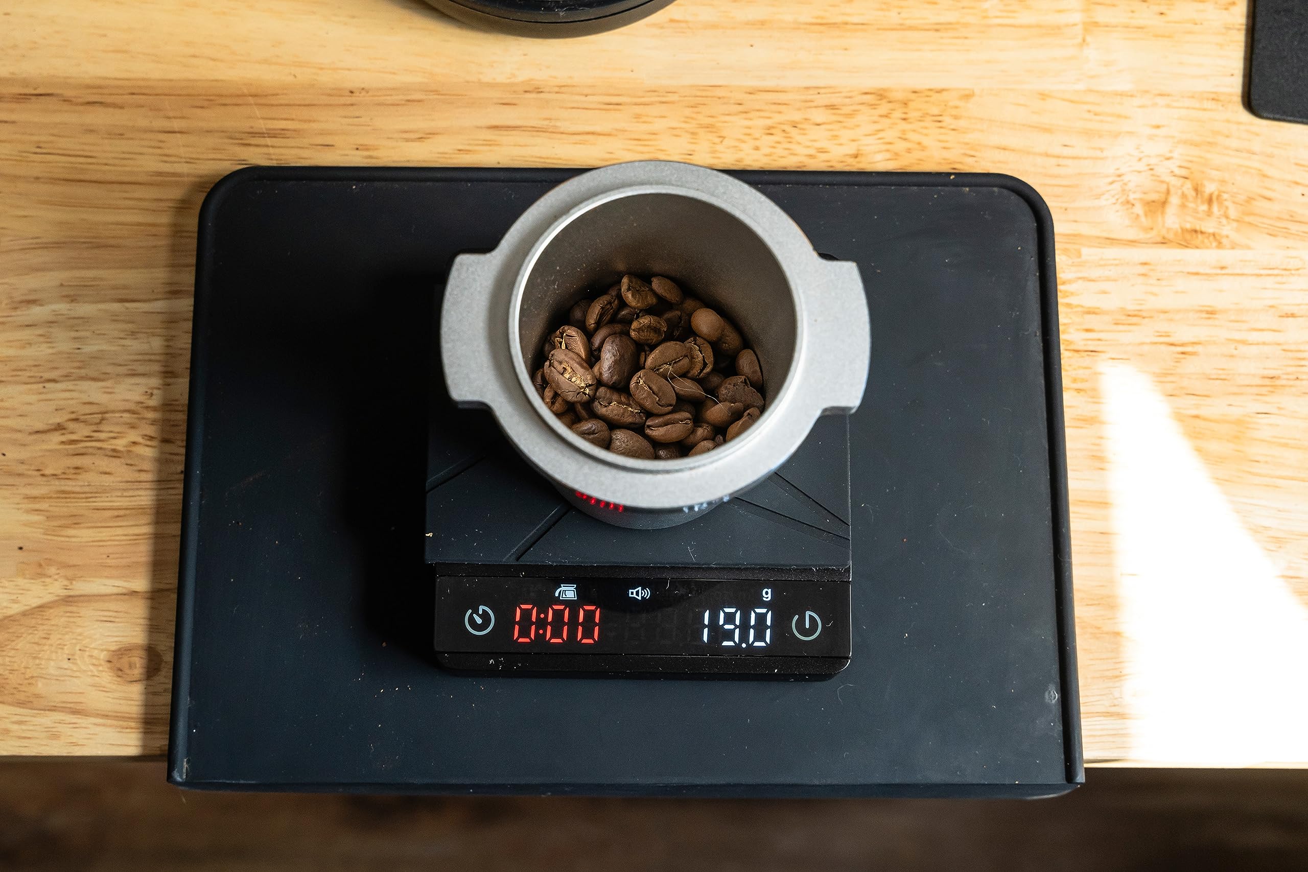 Miicoffee Espresso Tamper Mat, Black Silicone Food Grade Pad 8 X 6 Inch Coffee Tamping Mat, Coffee Tamp Station, Espresso Access