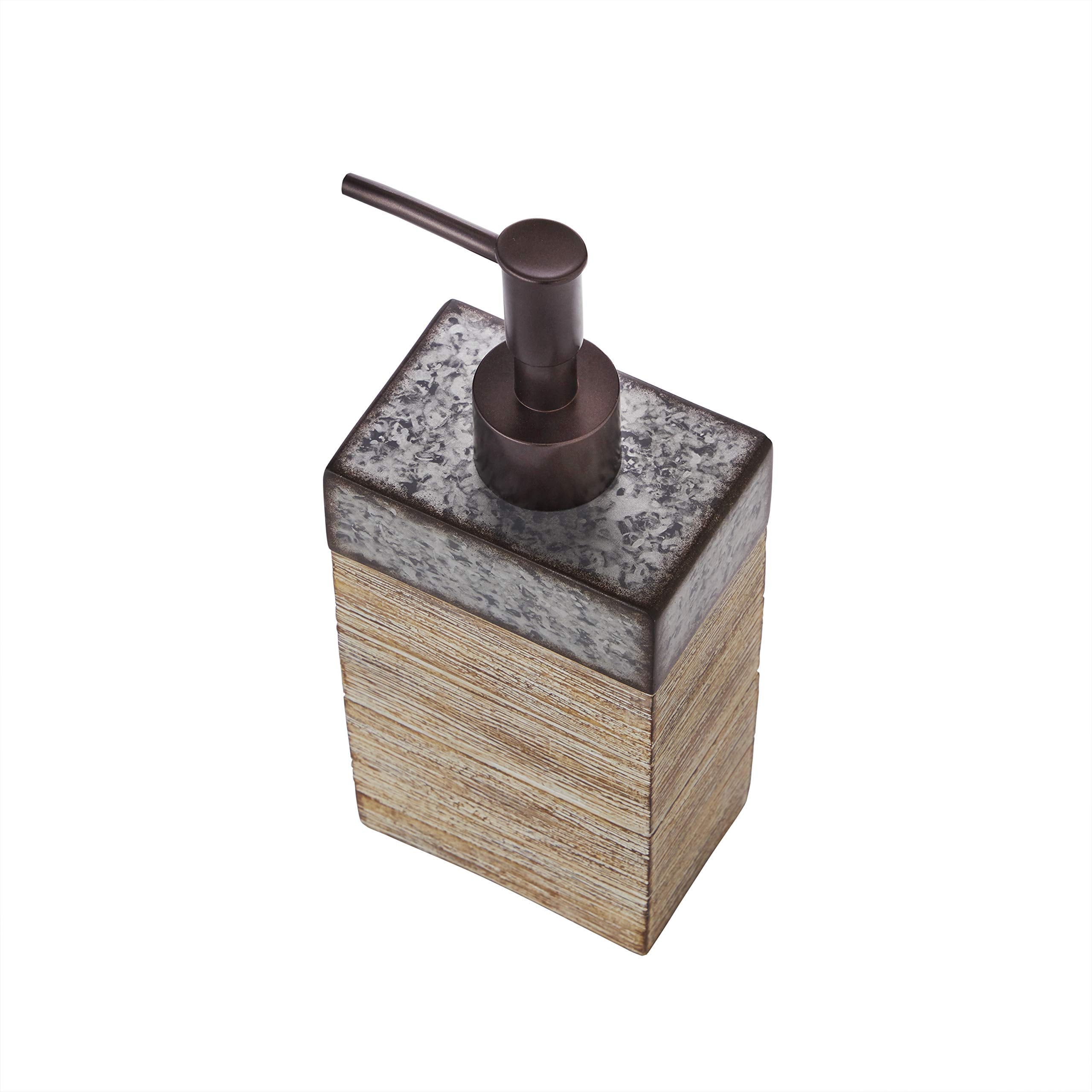 Skl Home By Saturday Knight Ltd. Farmhouse Crate Soap Dispenser,Natural
