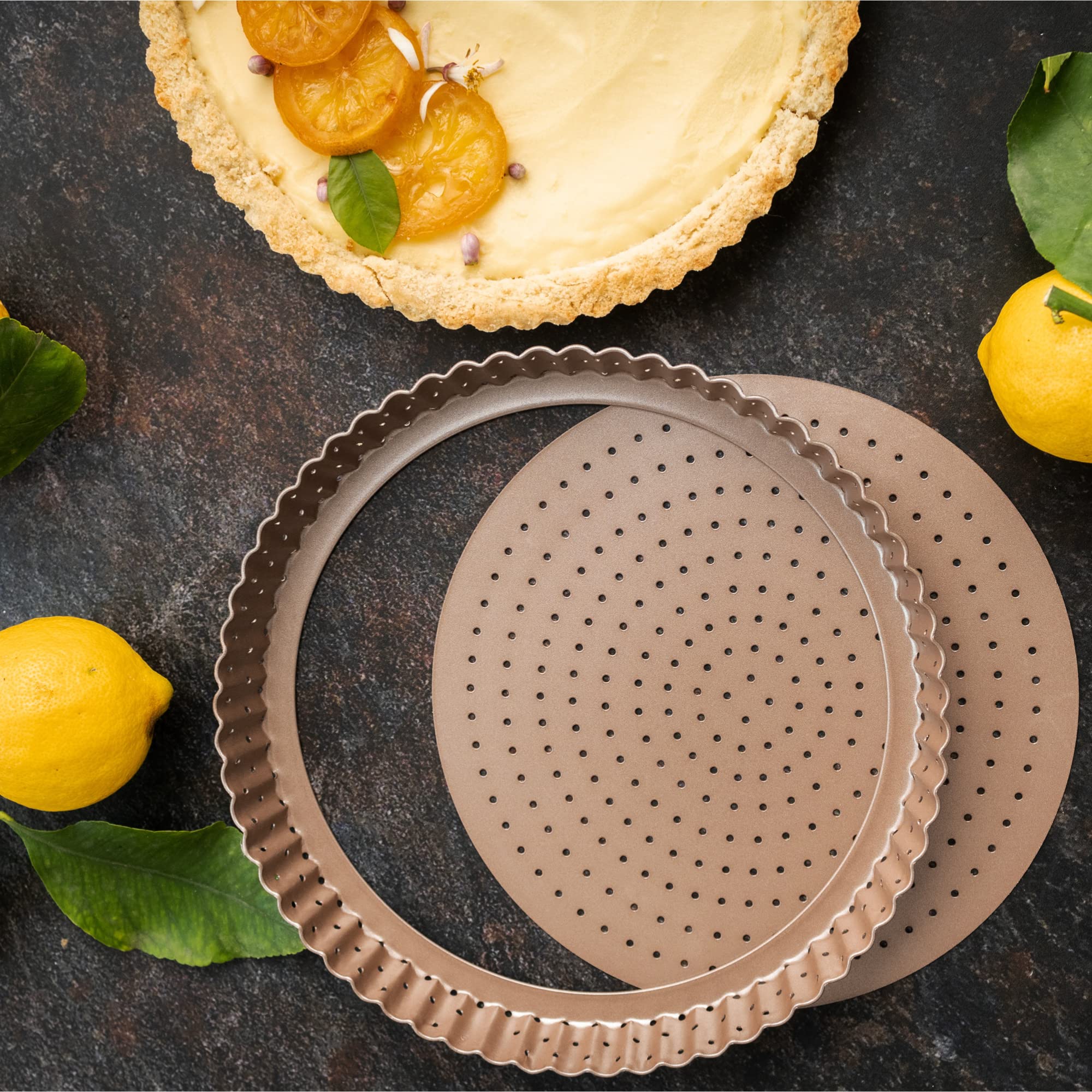 Happiels Non Toxic Nonstick Madeleine Pan 12 Well Set Of 2 (24 Wells), Non Stick Nontoxic Madeleines Pans For Baking, Madeleine