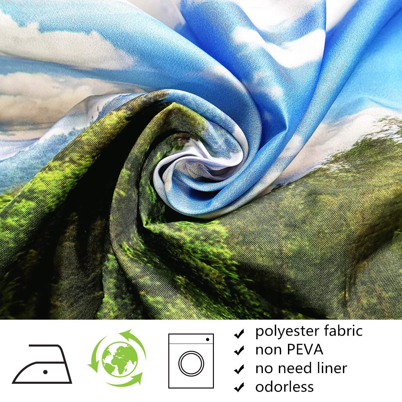 LB Jesus Christ Shower Curtain Funny Quotes I Saw That Christian Shower Curtains for Bathroom with Hooks 60x72 inch Waterproof Polyester Fabric Bathroom Decorations