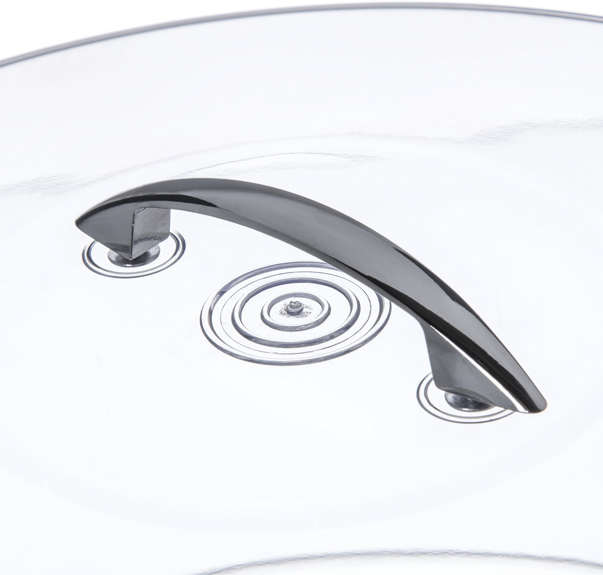 Carlisle Foodservice Products Cake Cover Round Cover For Catering, Kitchen, Restaurant, Plastic, 12 Inches, Clear