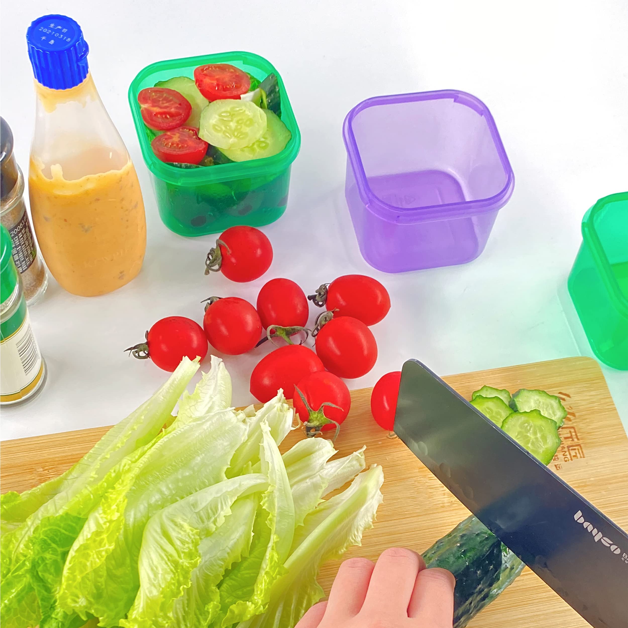 Finorder 21 Day Portion Control Container Kit (14-Piece) With Complete Guide, Bpa Free Food Portion Container Set For Meal Prep,