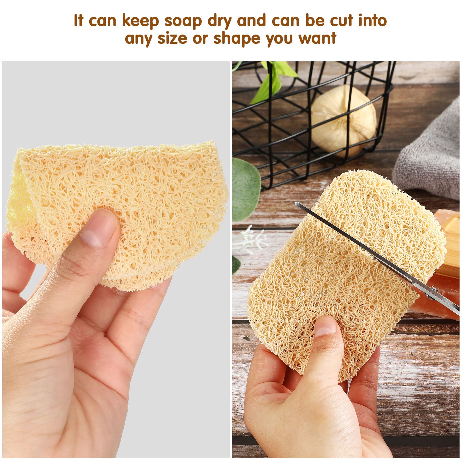 Soap Savers Pads Draining Lift Pad, Dish Soap Holder Bar Soap Saver Holder Accessories Draining Soap Bar Mat Soap Saver Dish For