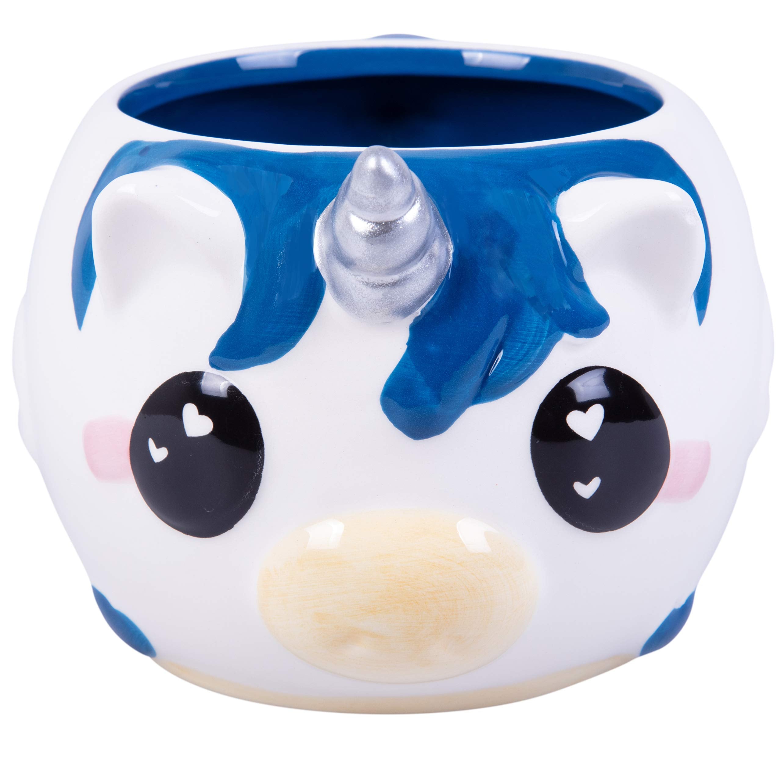 Seven20 Blue Unicorn Coffee Mug - Cute Unicorn Ceramic Mug - Great Gift For Kids And Adults