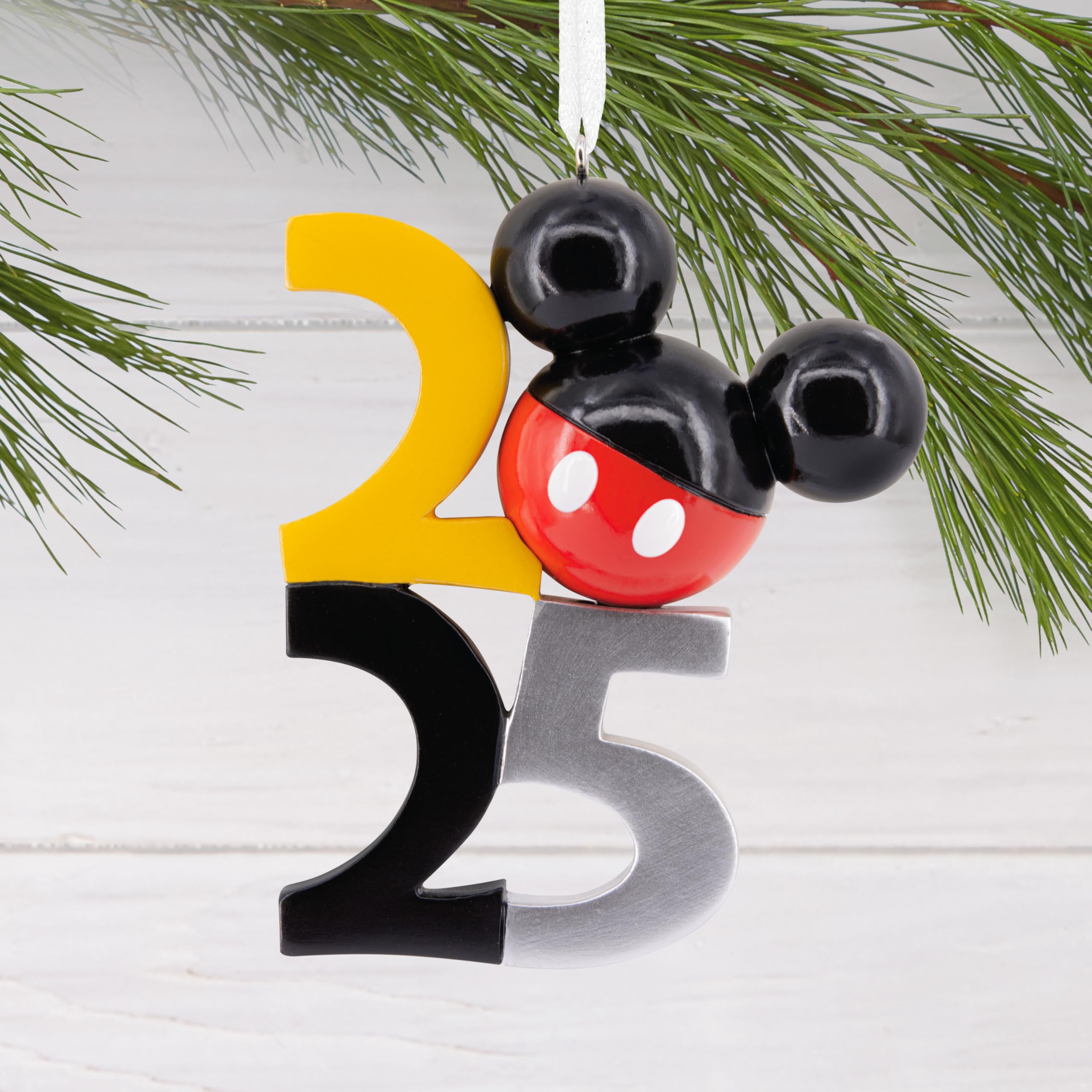 Hallmark Disney Mickey Mouse Icon 2025 Christmas Ornament, Gifts for Disney Fans
