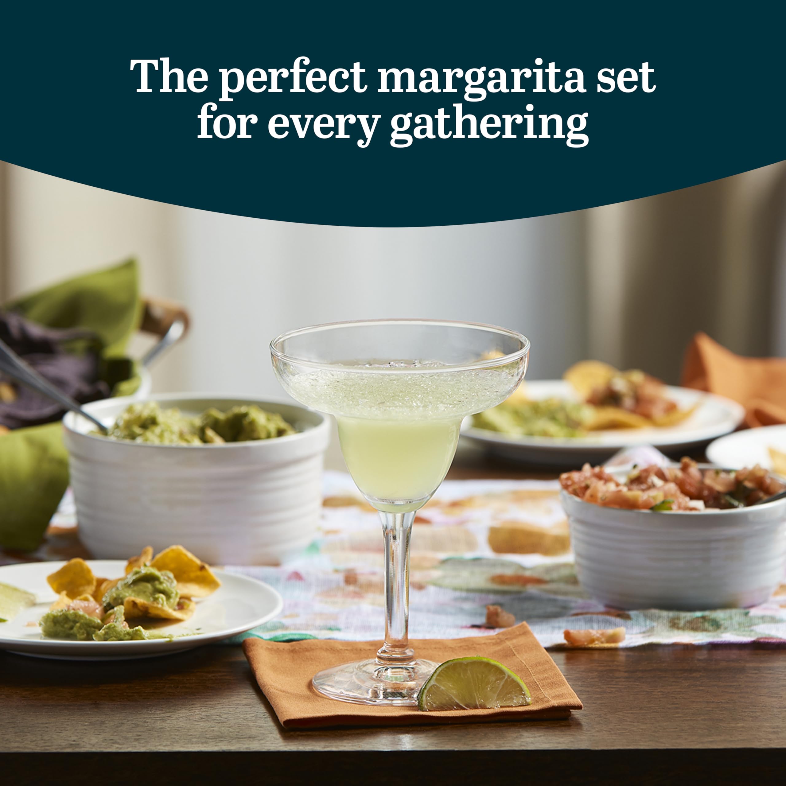 Libbey Margarita Glasses Set Of 12, Durable Large Margarita Glass, 9 Oz Dishwasher Safe Stemmed Drinking Glasses Gift For Weddin