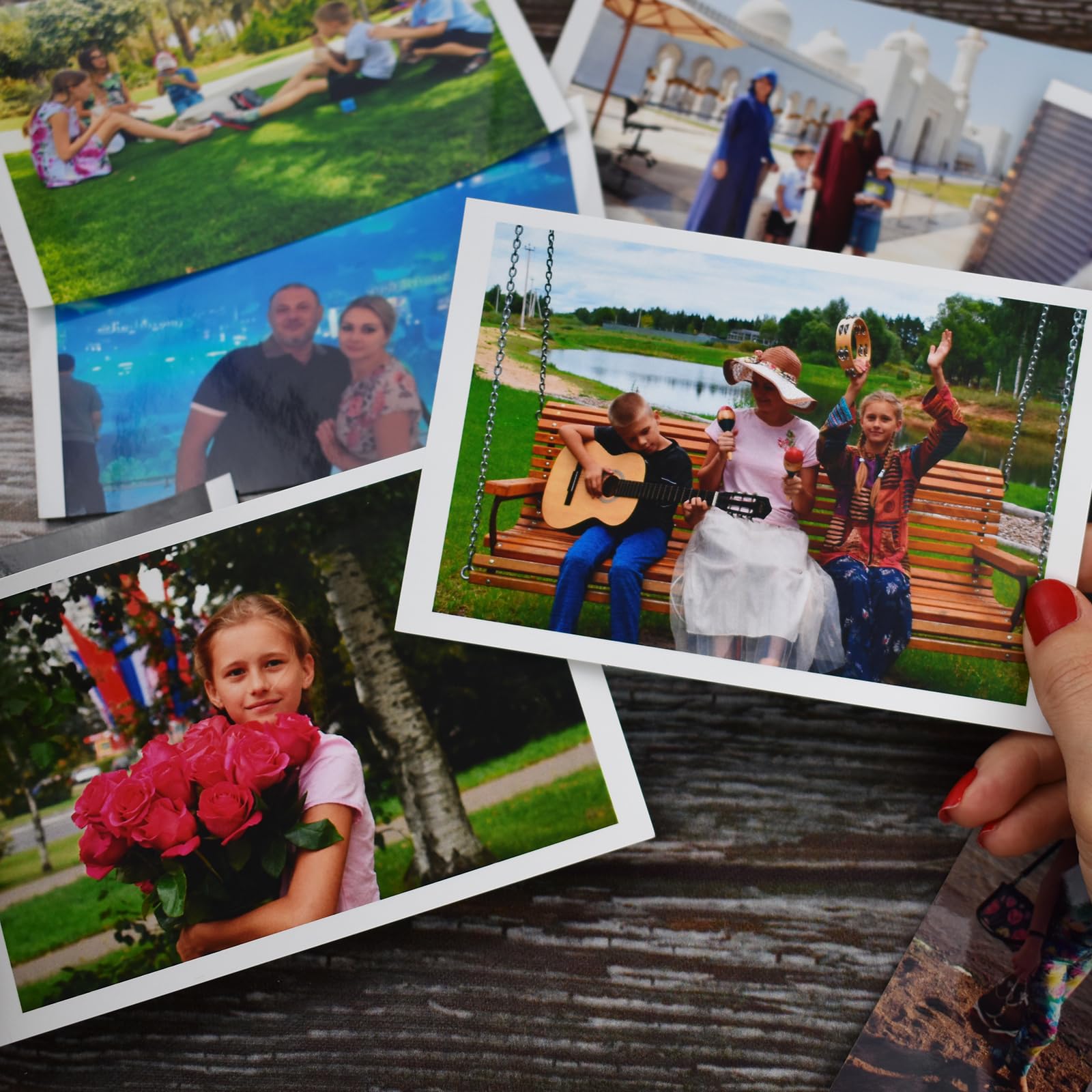 Custom Photo Prints Personalized Photo Gifts Standard Size Glossy - Set Of 6,12,20Pcs - Unframed-Gift Wrapping Available (6 * 8