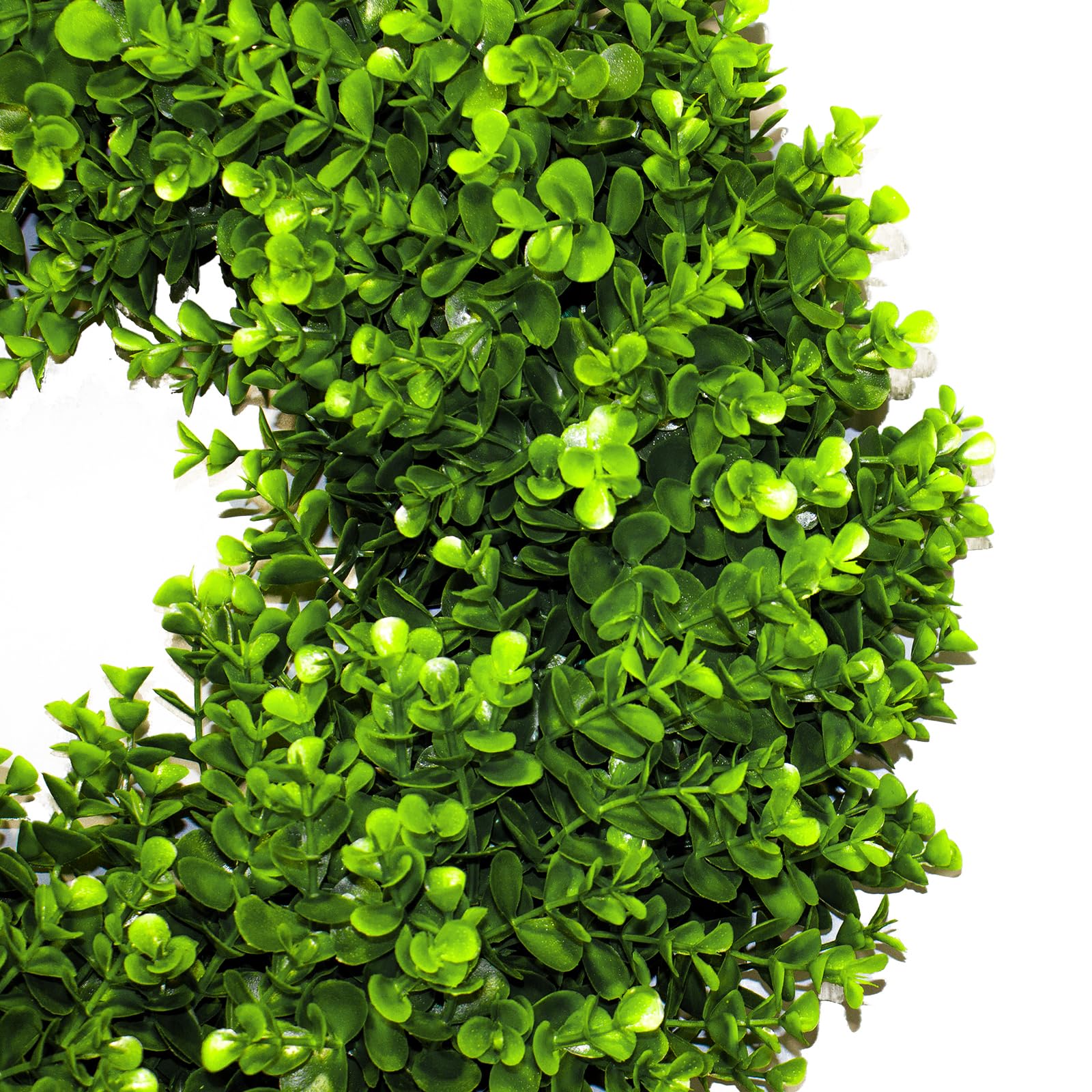 SEVENLOVE 22 Boxwood Wreath for Front Door,Spring ,Summer All Season Wreaths, Farmhouse Door Wreath Outdoor Indoor for All Seaso