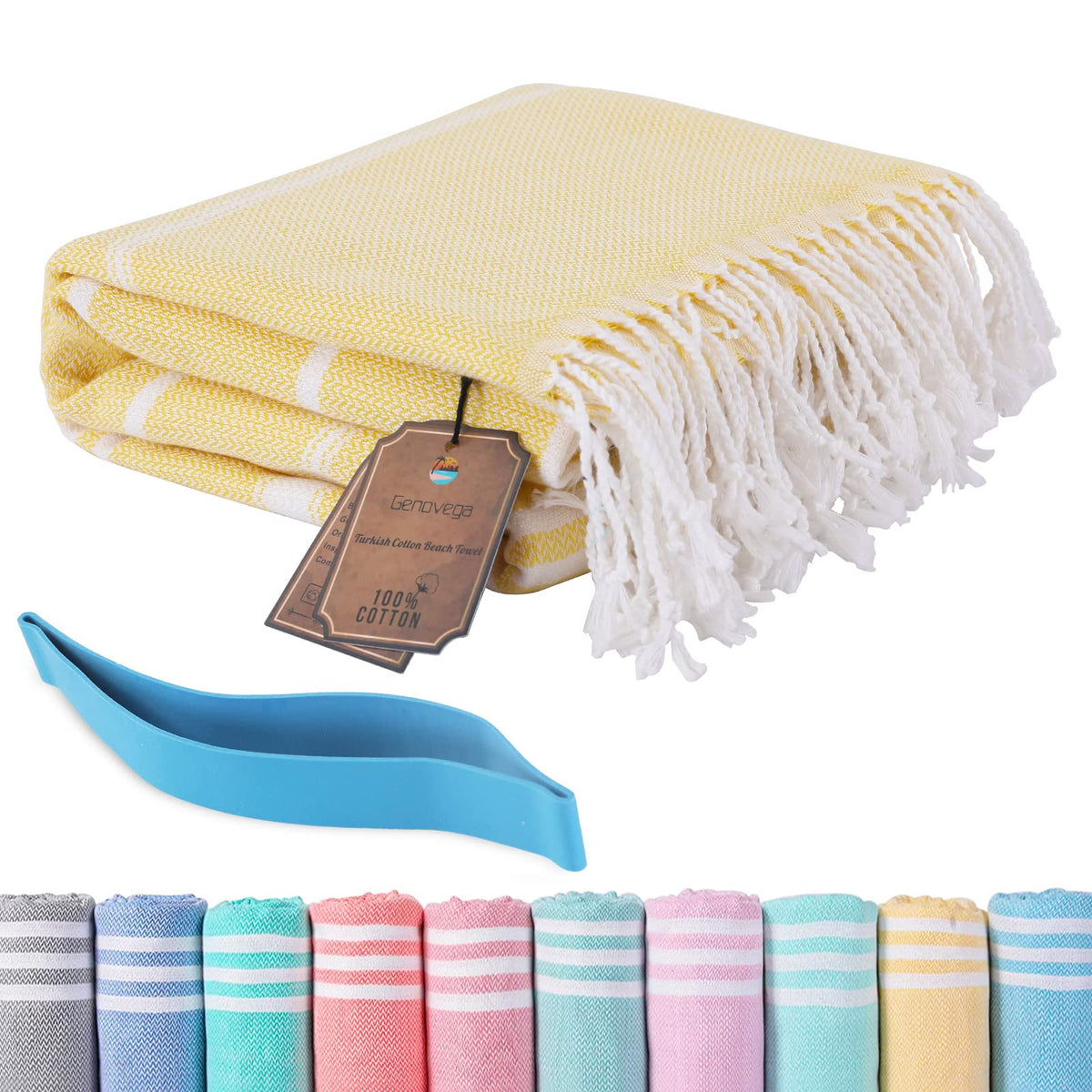 Turkish Beach Pool Towels With Towel Band Chair Clips Carnival Cruise Ship Essentials Oversized Extra Large Xl Big Summer Vacati