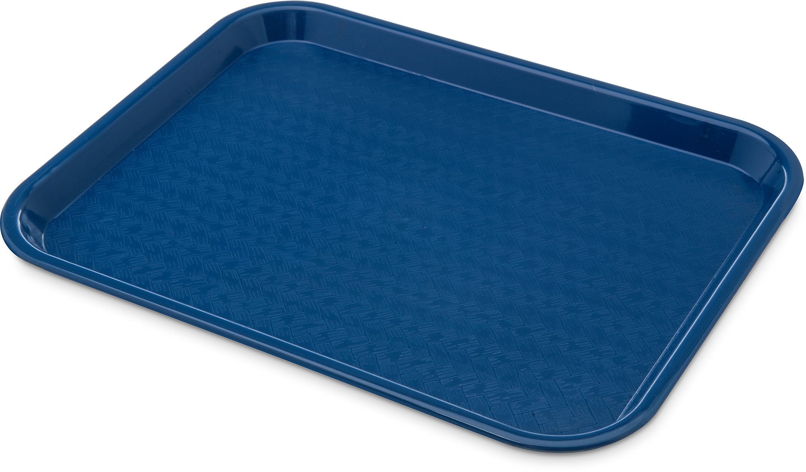 Carlisle Foodservice Products Ct101414 Caf   Standard Cafeteria / Fast Food Tray, 10  X 14 , Blue (Pack Of 24)