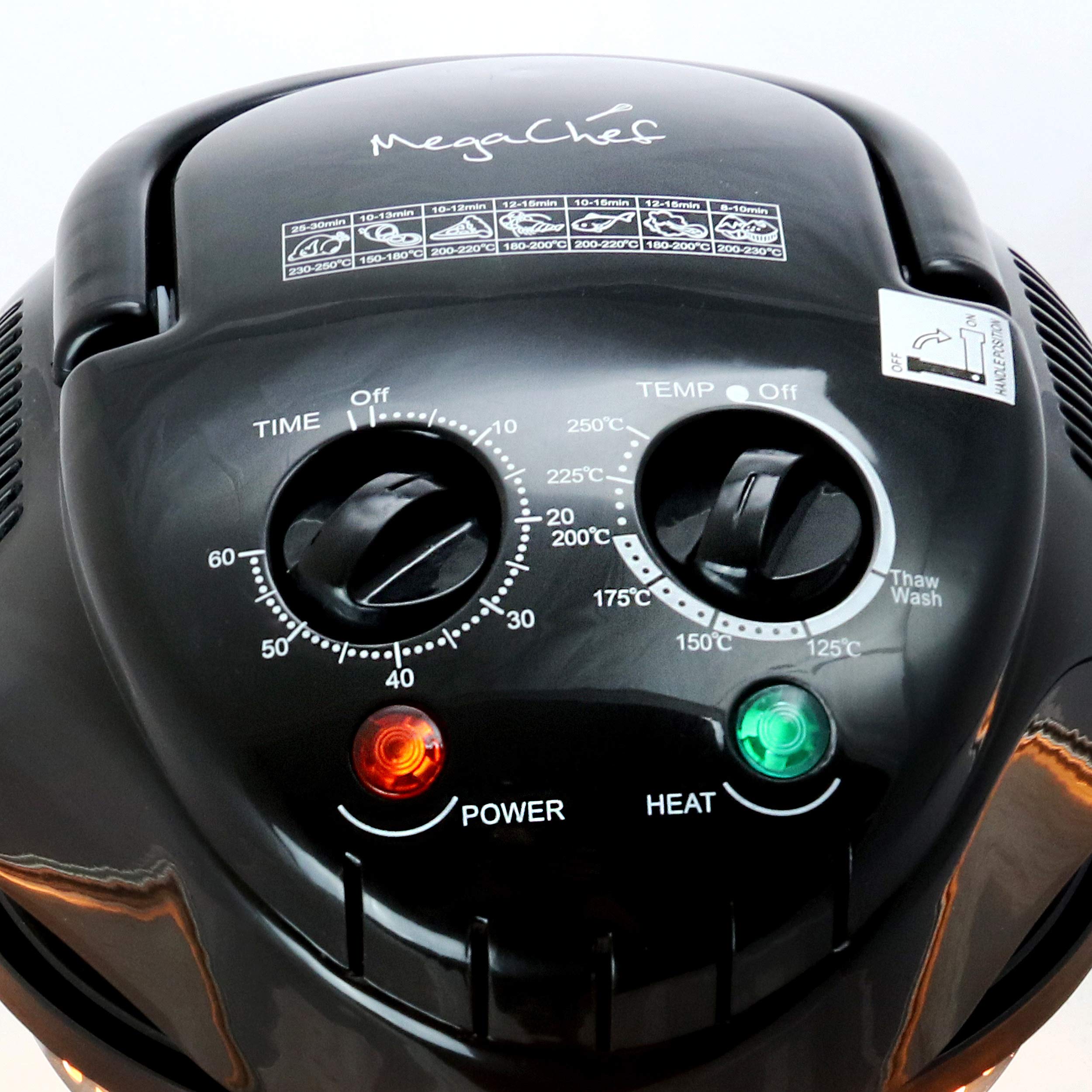 The Megachef Multipurpose Halogen Oven Air Fryer In Black